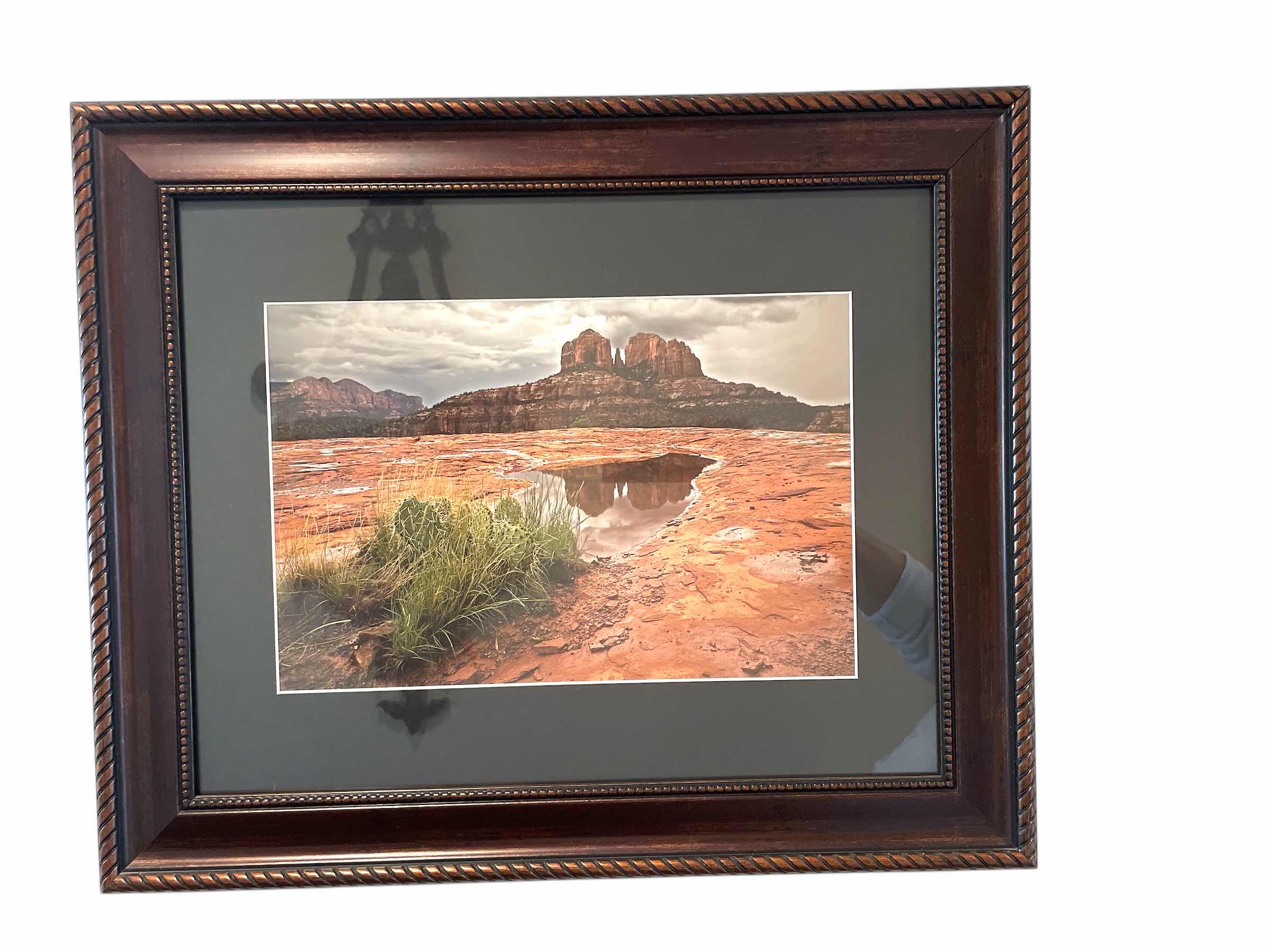 Photo 1 of FRAMED DESERT PHOTO PRINT 24”x20”