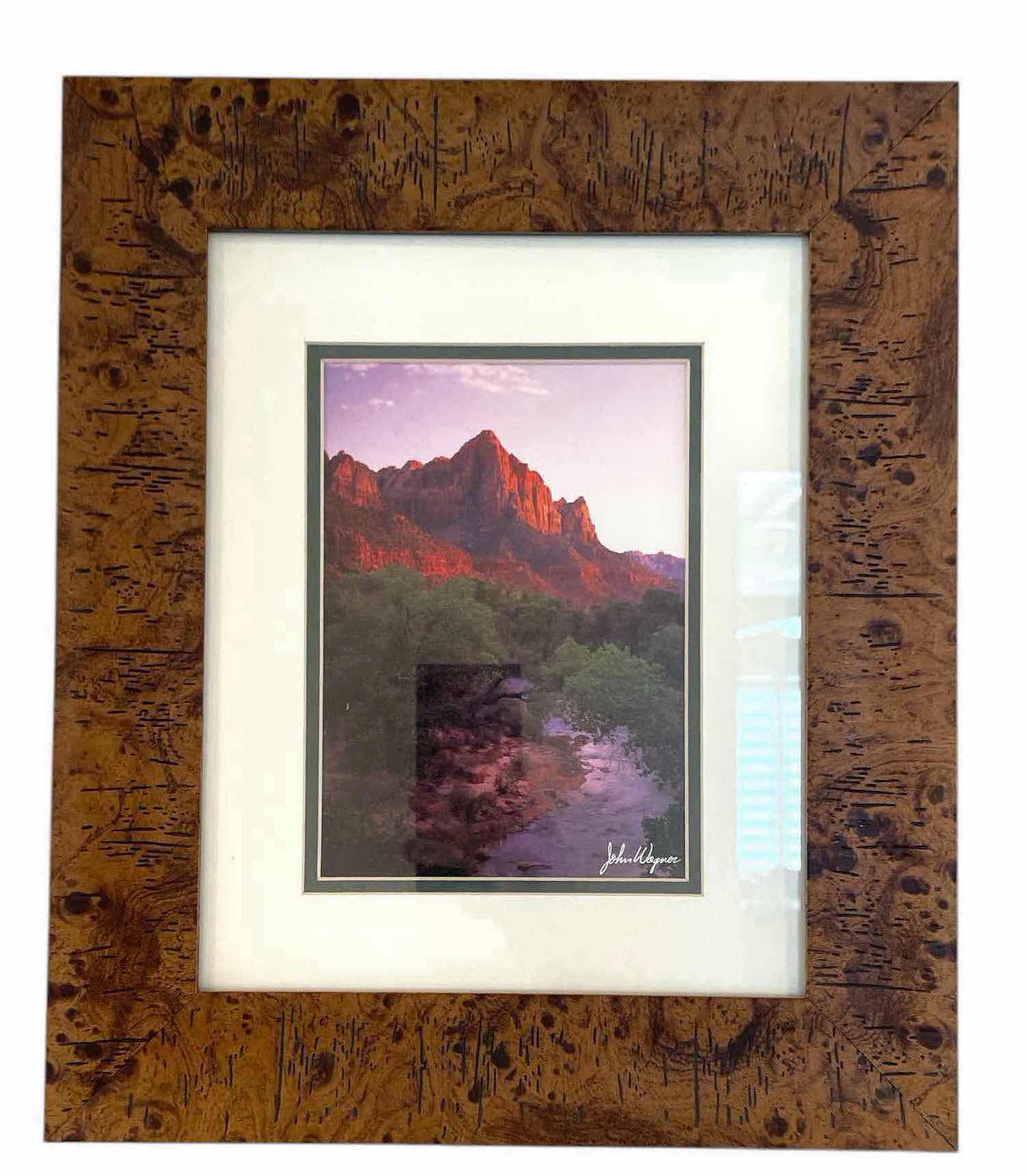 Photo 1 of FRAMED ART PRINT SIGNED JOHN WAGNER 11”x13”