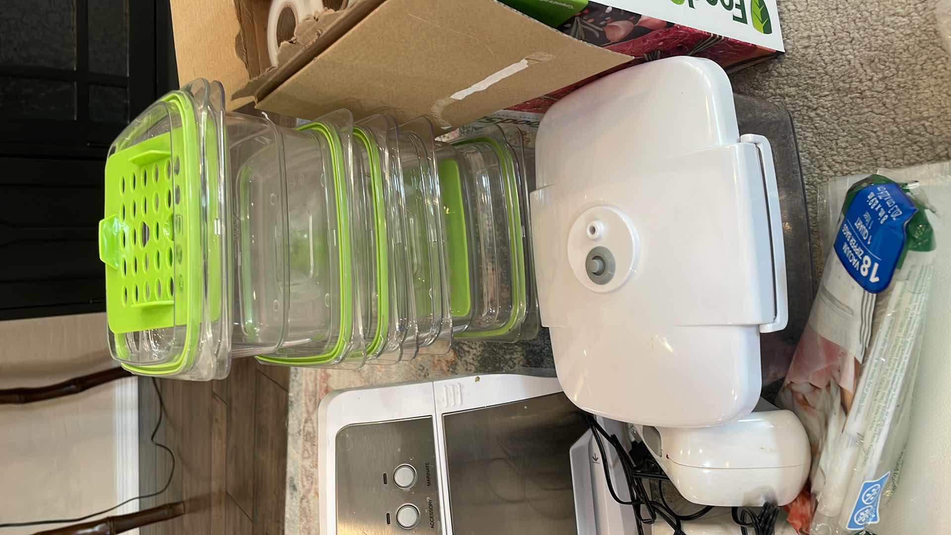 Photo 1 of FOOD SAVER MACHINE BAGS AND CONTAINERS