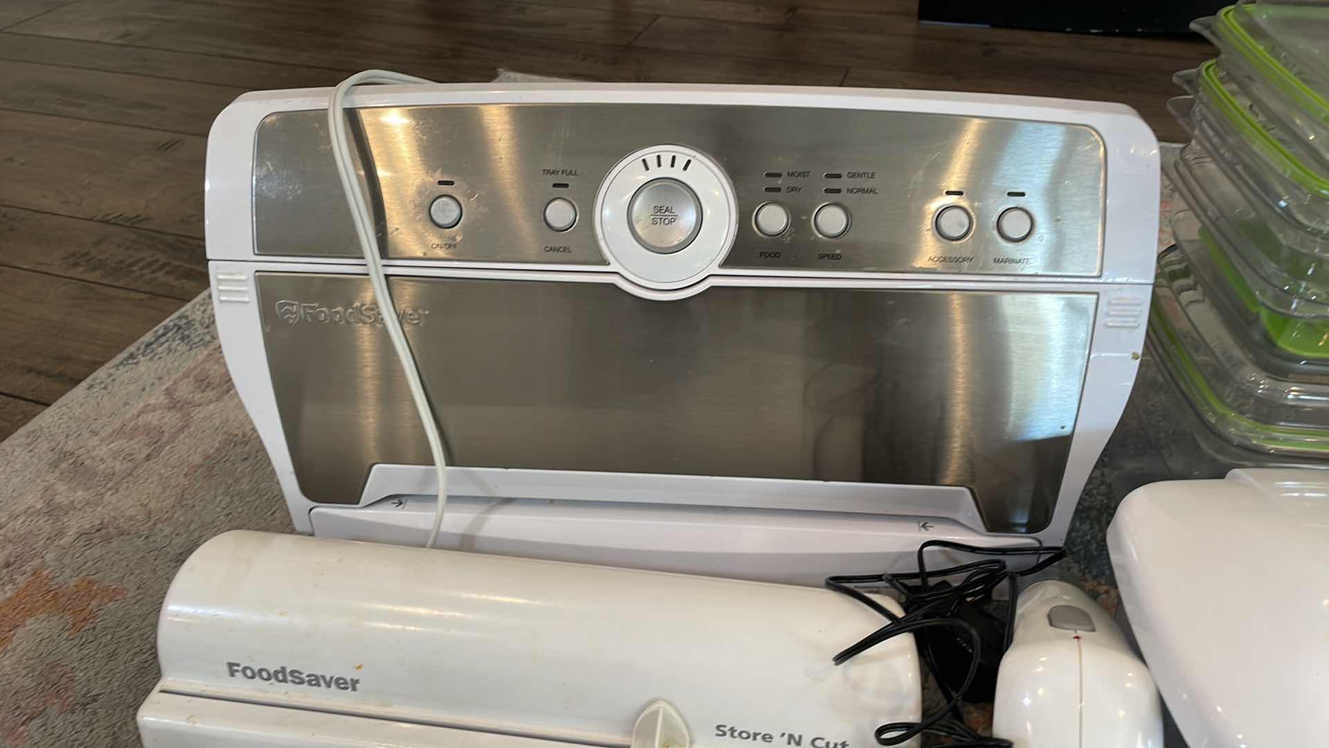 Photo 1 of FOOD SAVER MACHINE BAGS AND CONTAINERS