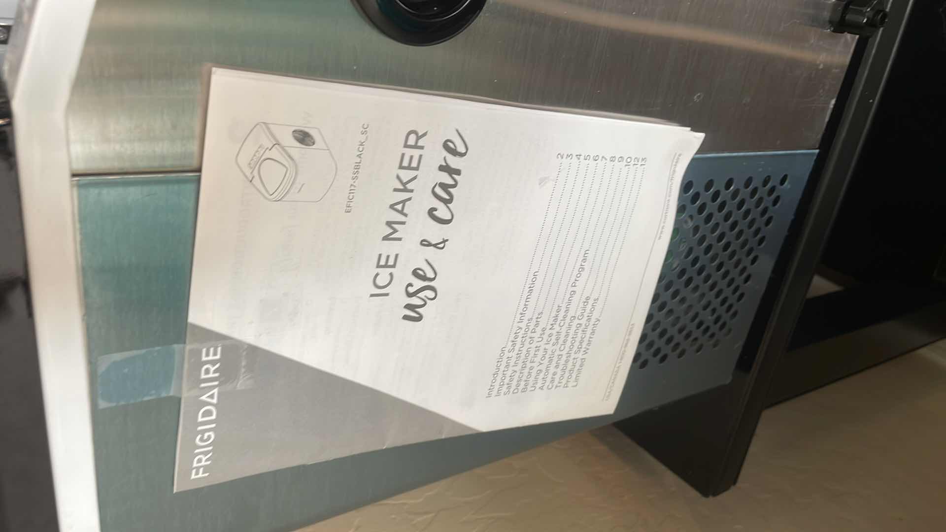 Photo 1 of FRIGIDAIRE ICE MACHINE