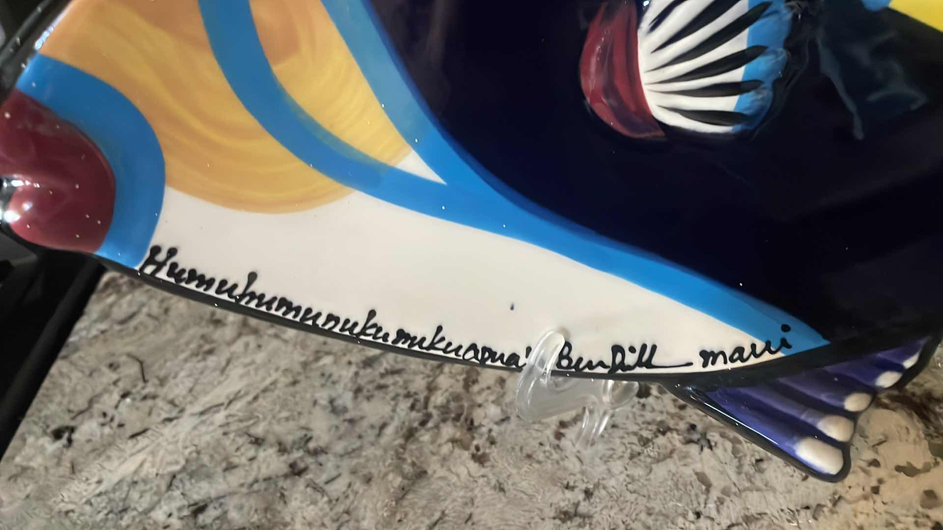 Photo 1 of BEN DILLER MAUI DECORATIVE PLATE 16”