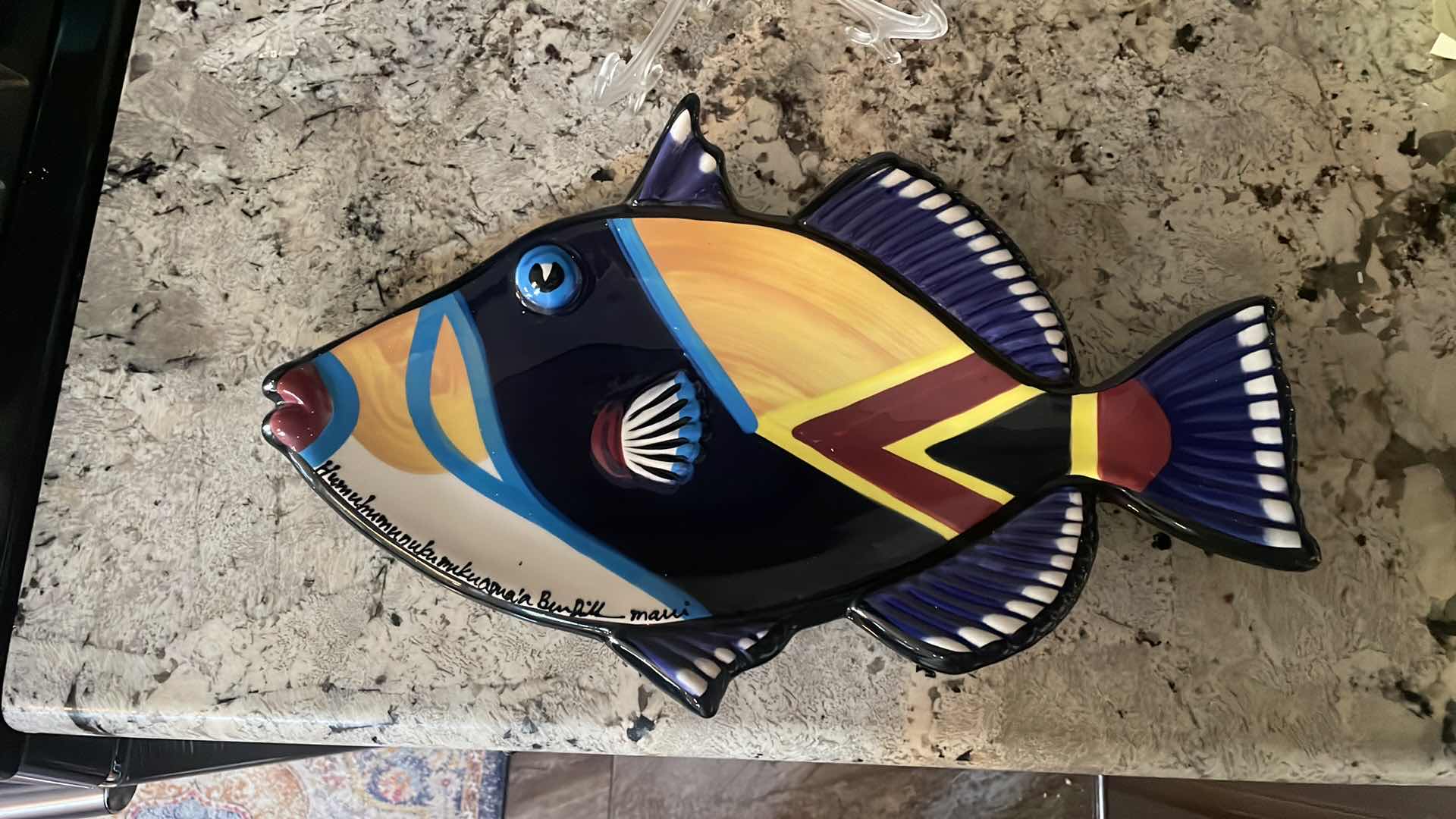 Photo 1 of BEN DILLER MAUI DECORATIVE PLATE 16”