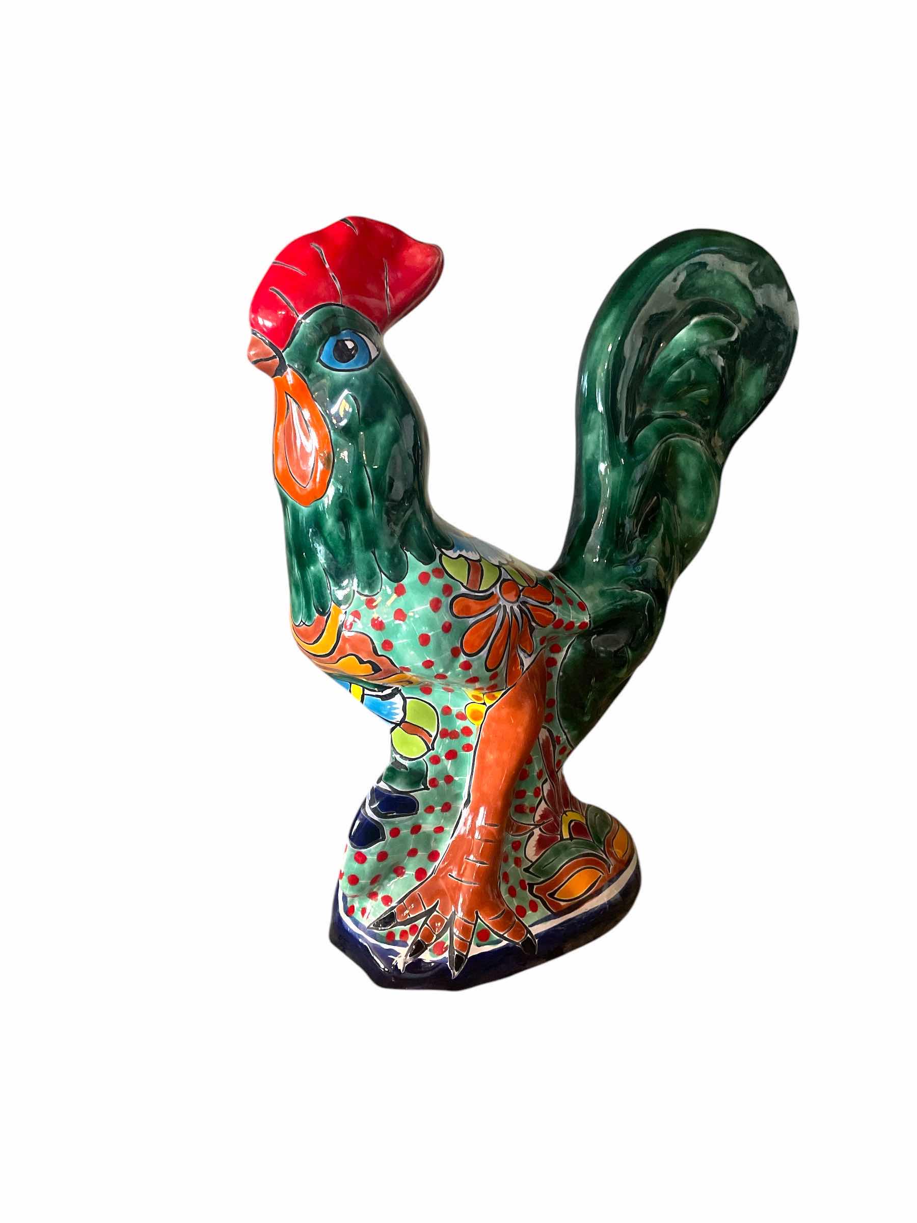 Photo 1 of MEXICAN POTTERY ROOSTER 11”x14”