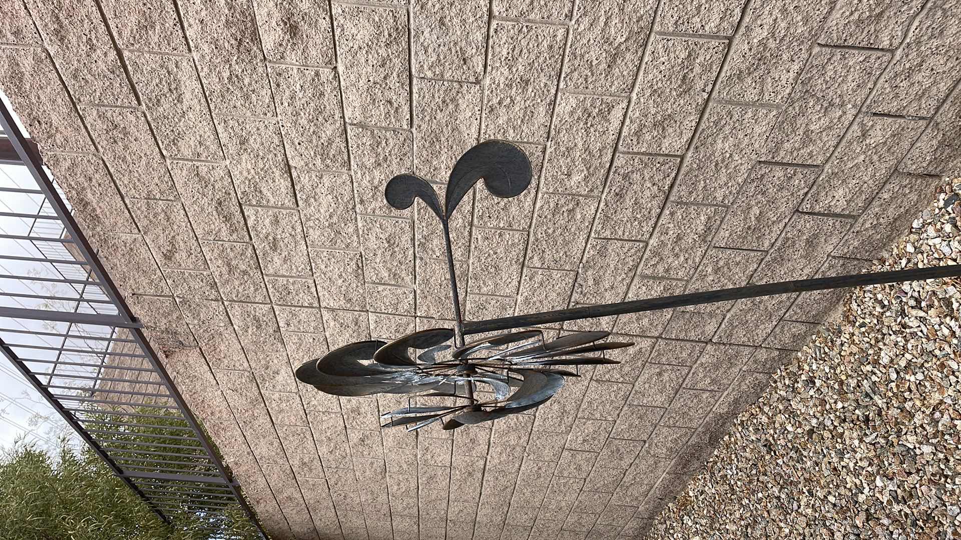 Photo 1 of METAL WINDMILL 21”x22”xH60”