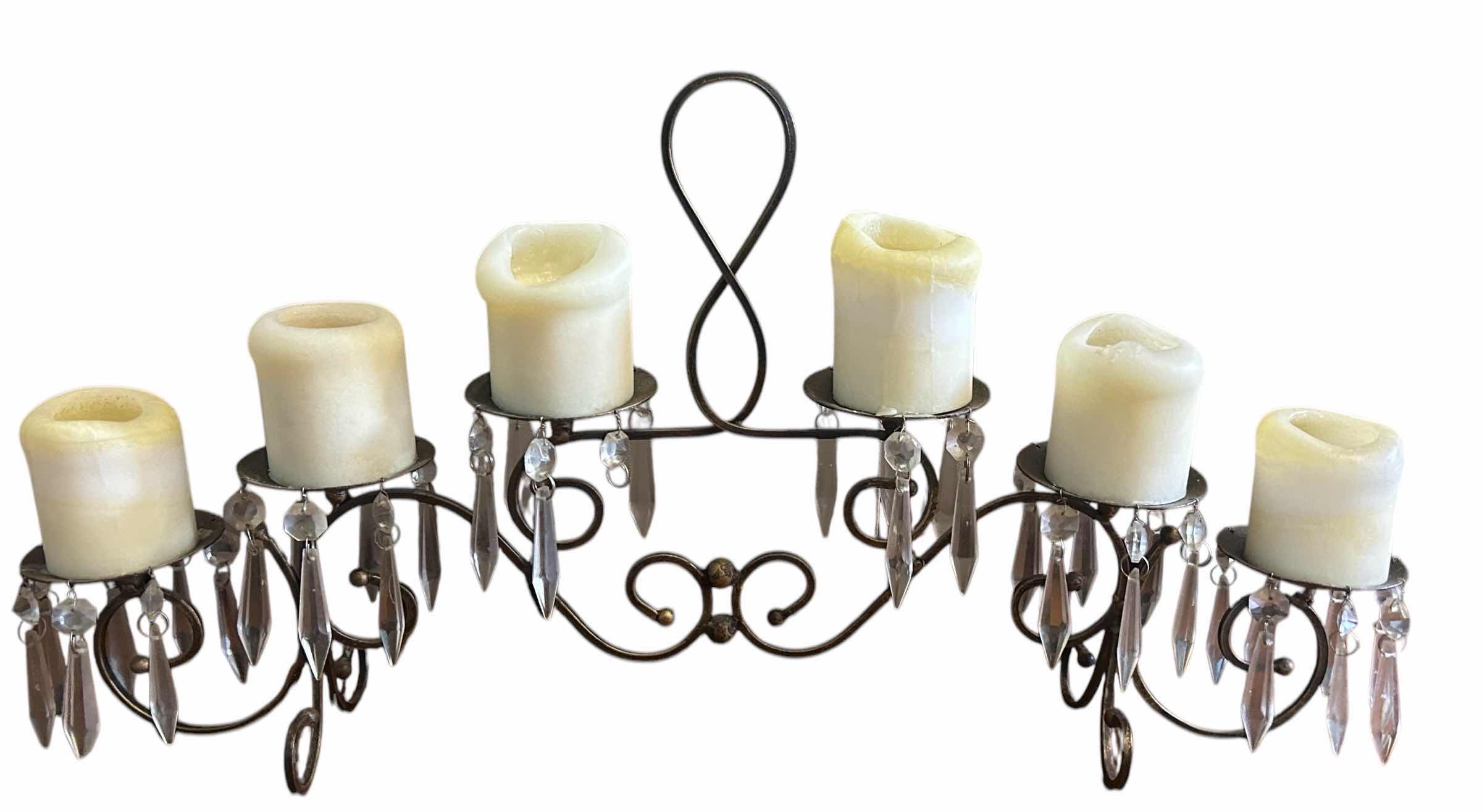 Photo 1 of METAL CANDLE HOLDER 30” x H15”