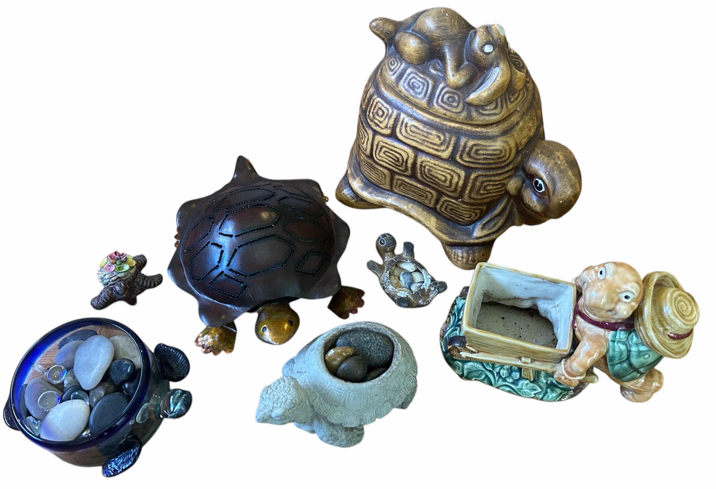 Photo 1 of 7 PC TURTLE COLLECTION ( TALLEST 10”)