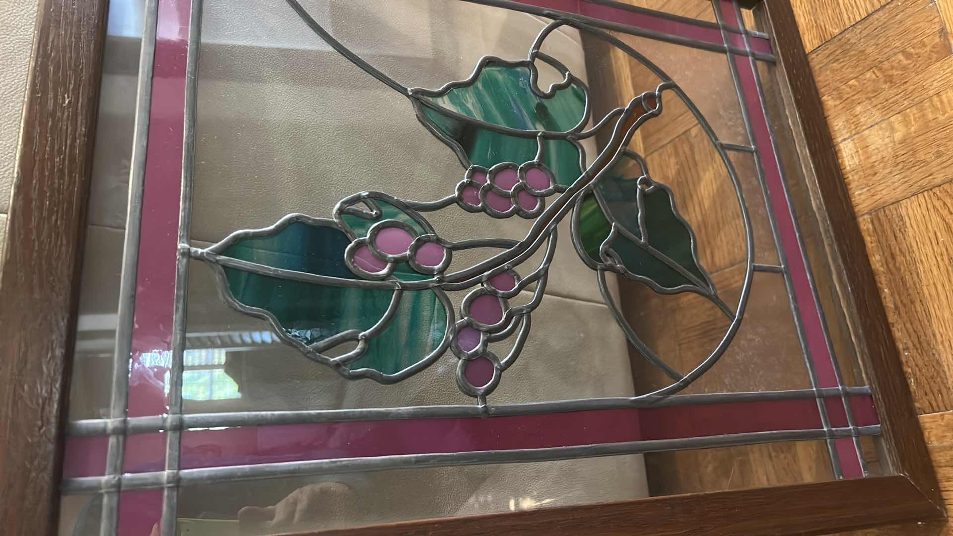 Photo 1 of STAINED GLASS WINDOW 18“ x 20.75”