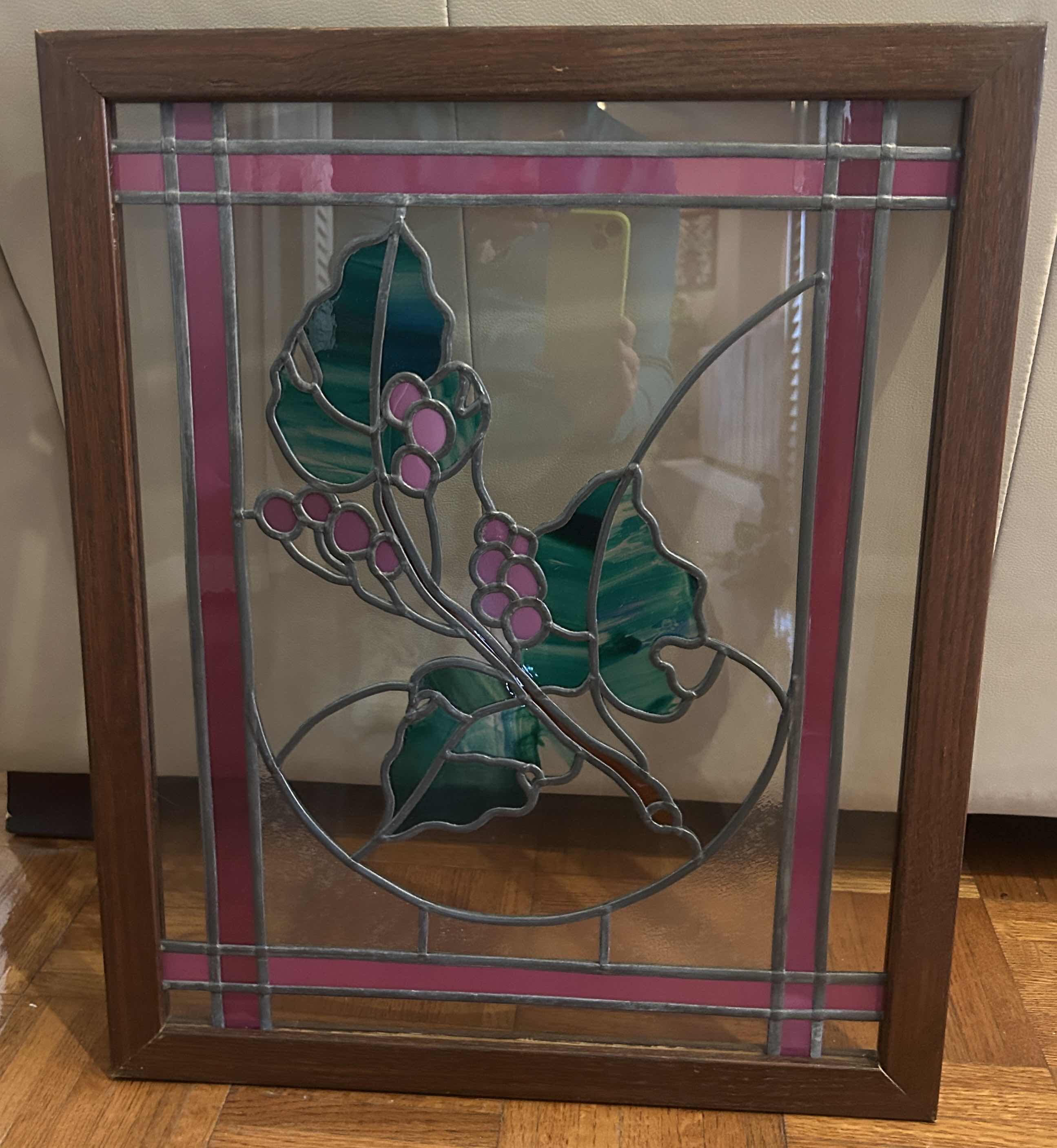 Photo 1 of STAINED GLASS WINDOW 18“ x 20.75”