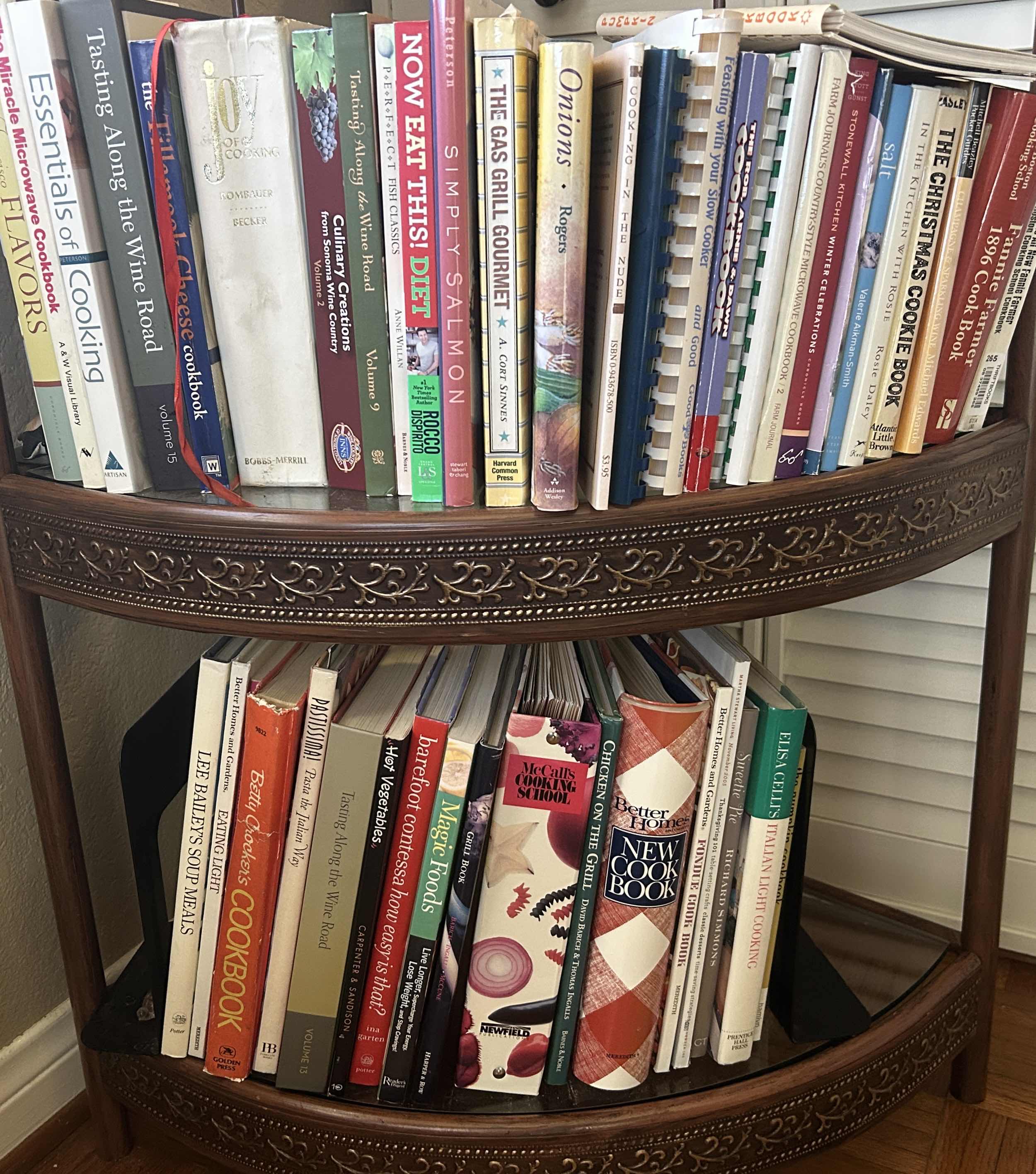 Photo 1 of 2 SHELVES OF SOFT AND HARDCOVER BOOKS
