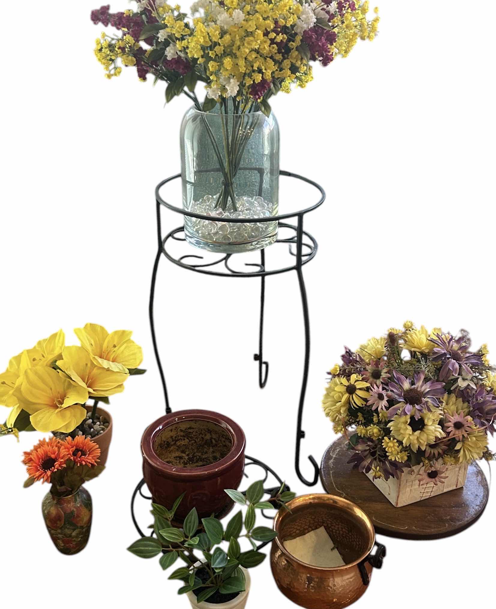 Photo 1 of FAUX FLORAL, GREENERY, POTS, STANDS AND MORE