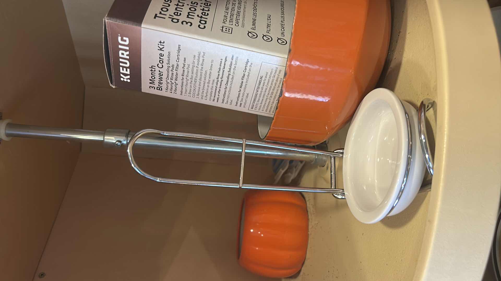 Photo 1 of CONTENTS OF CORNER CABINET IN KITCHEN- CORNING WARE, FOOD SCALE & MORE