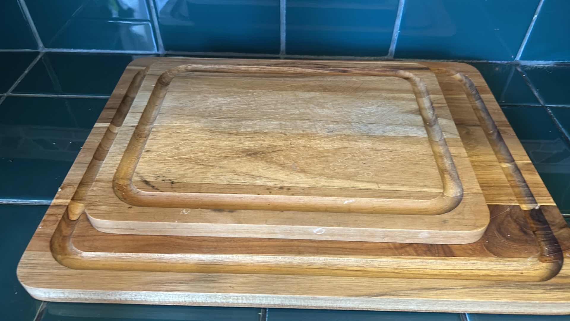 Photo 3 of 2 CUTTING BOARDS AND PAPER TOWEL HOLDER