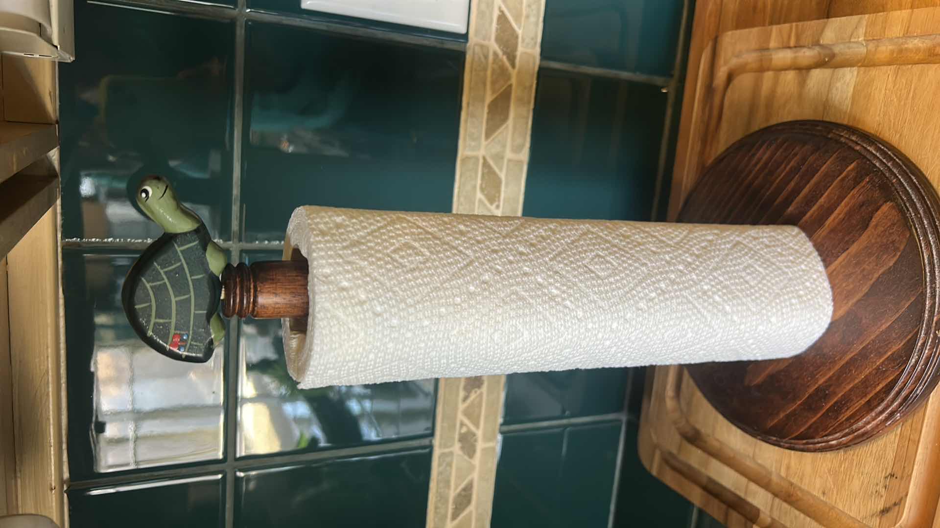 Photo 2 of 2 CUTTING BOARDS AND PAPER TOWEL HOLDER