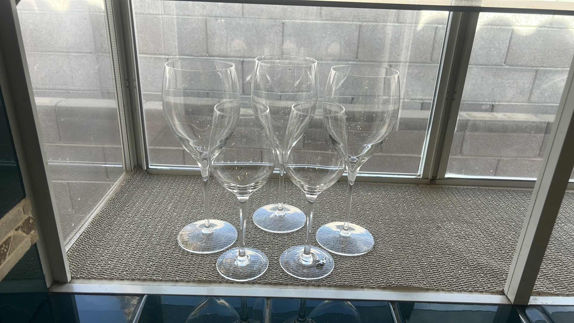 Photo 1 of 5 WINE GLASSES, WINE CHARMS AND 3 WINE HOLDERS