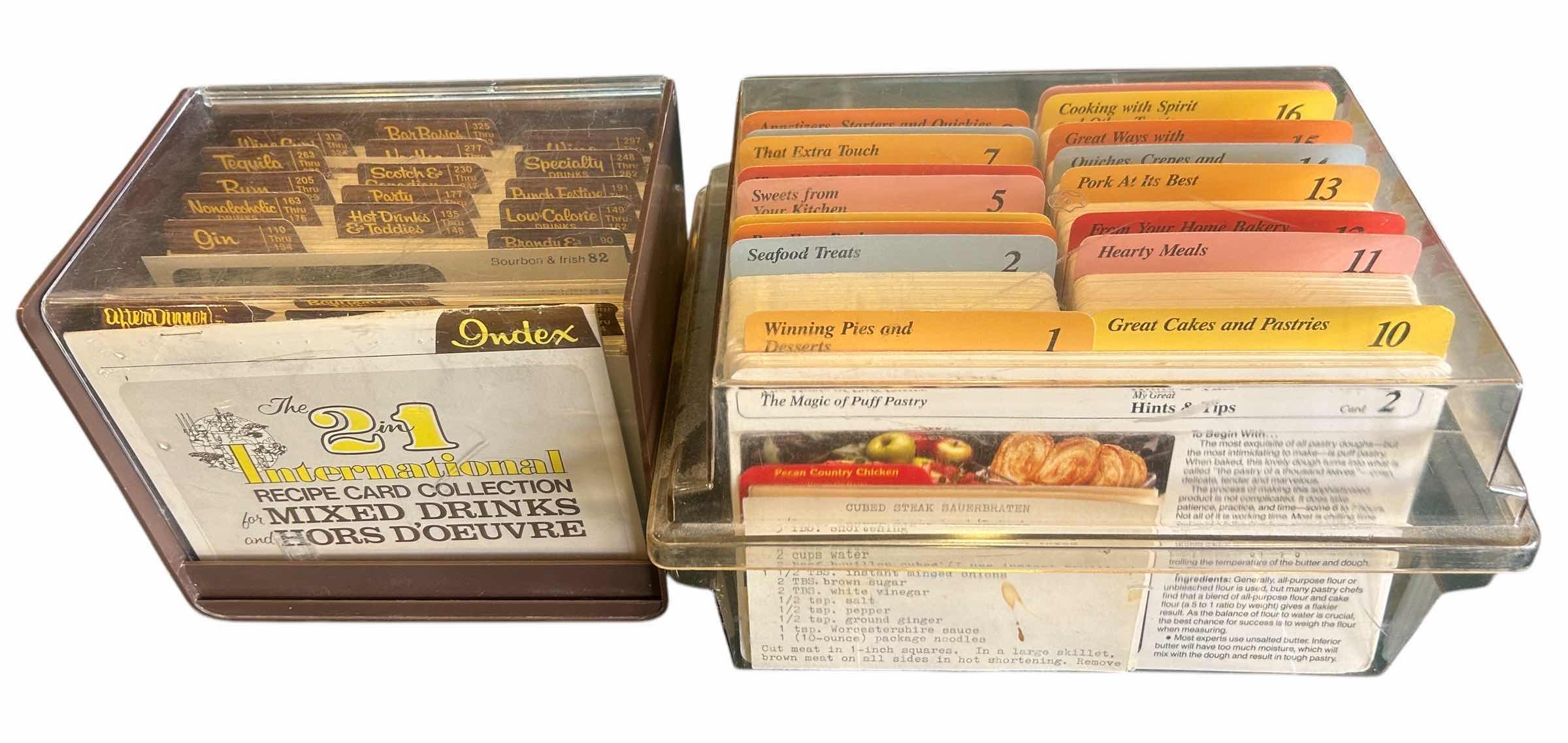 Photo 1 of 2 RECIPE BOXES WITH RECIPES