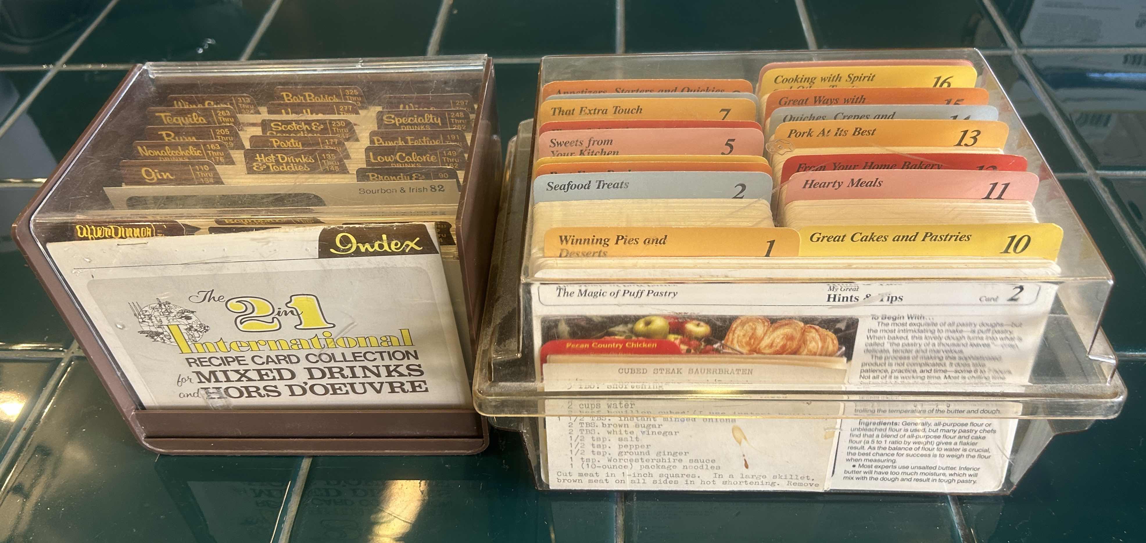 Photo 1 of 2 RECIPE BOXES WITH RECIPES