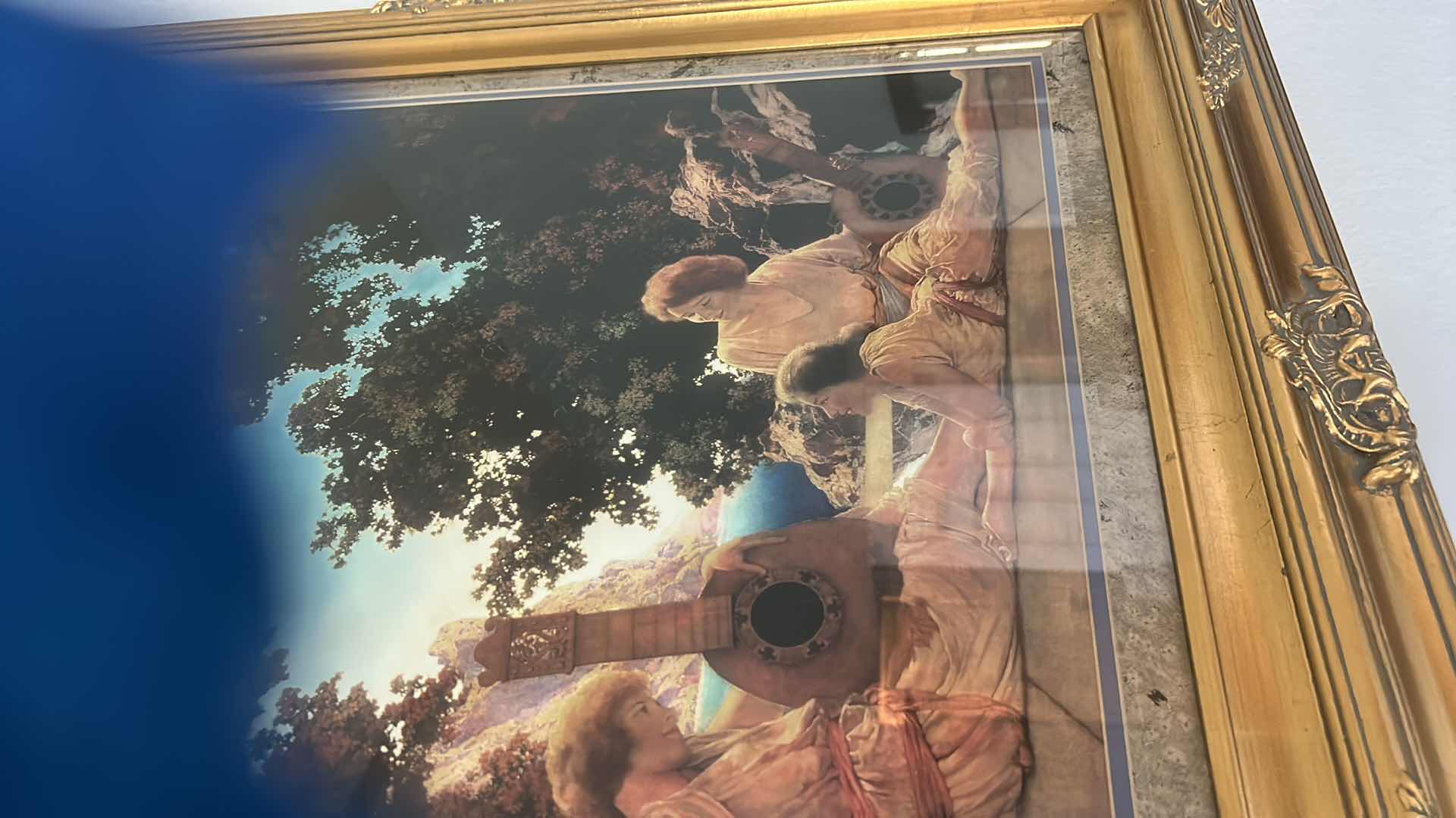 Photo 1 of ORNATELY GOLD FRAMED GRECIAN ARTWORK 43“ x H31 1/2“