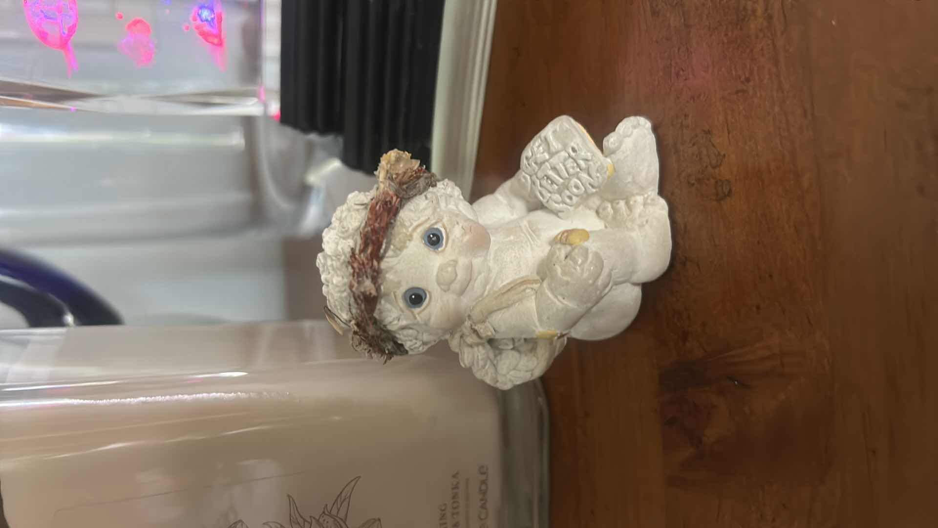 Photo 2 of 6 PC HOME DECOR - NEW YANKEE CANDLE, ANGEL, LIGHT UP TURTLE AND MORE