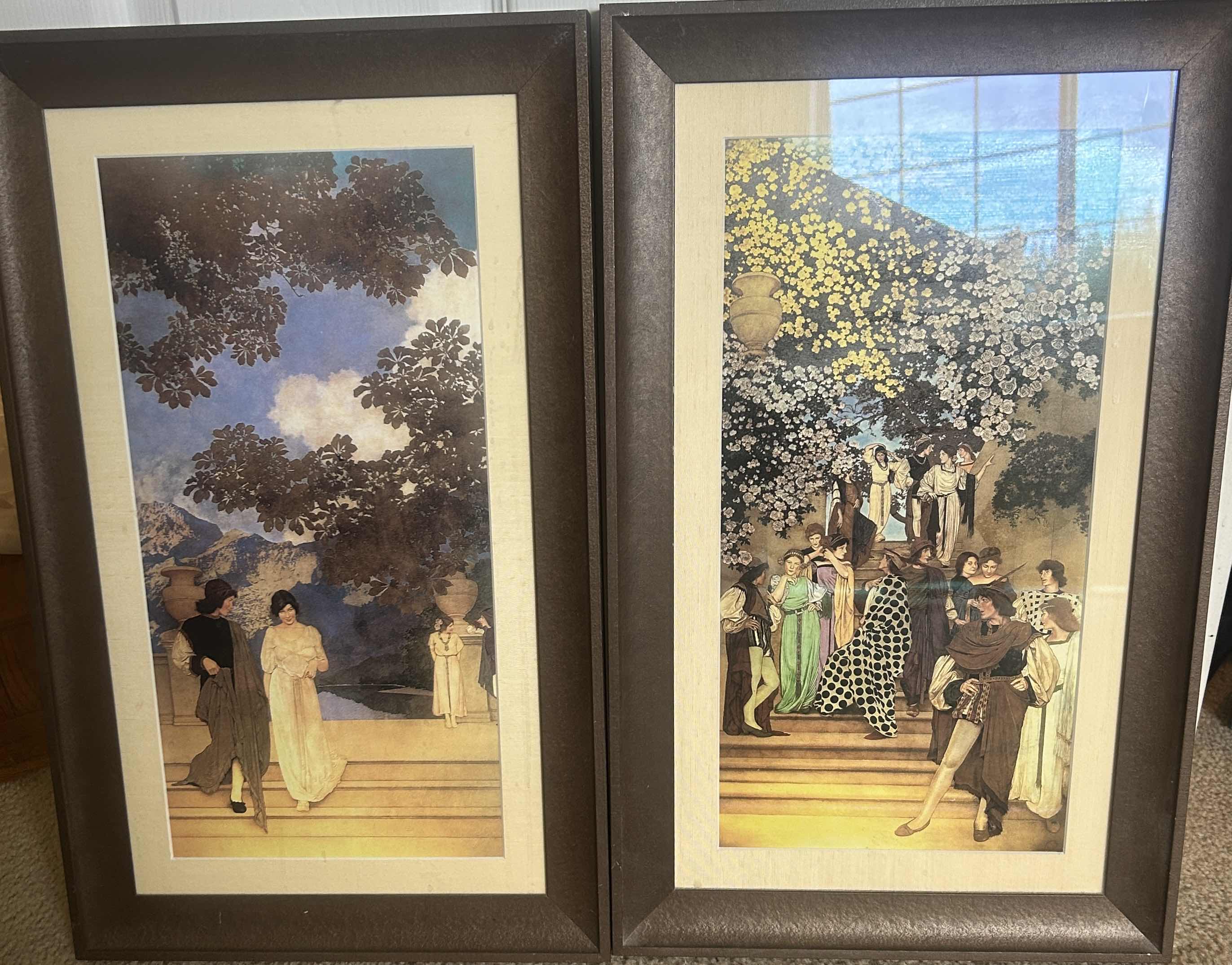 Photo 1 of 2 FRAMED ARTWORK PIECES 13” x H21 1/2”