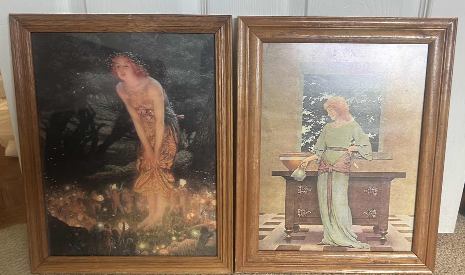 Photo 1 of 2 FRAMED ARTWORK PIECES 12 1/2” x 16”