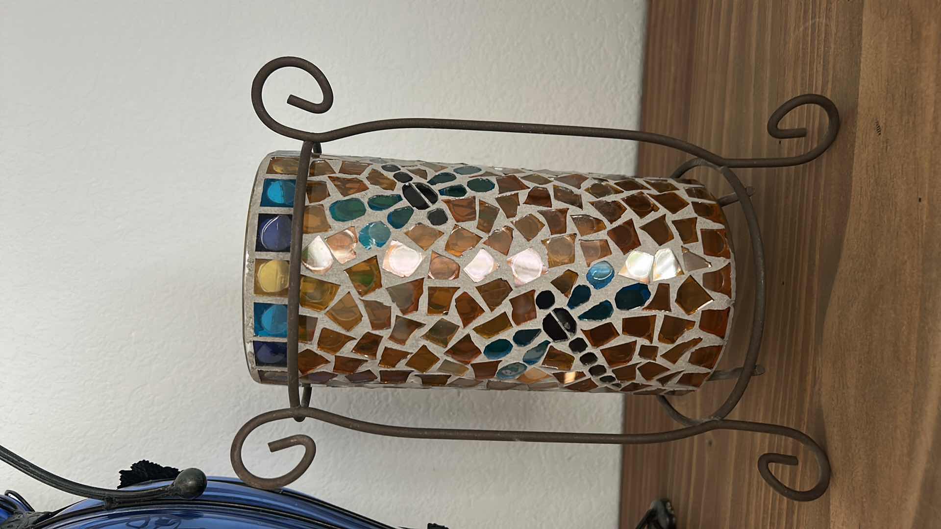 Photo 2 of 2 METAL AND GLASS VASES ( LARGEST H 20.5”