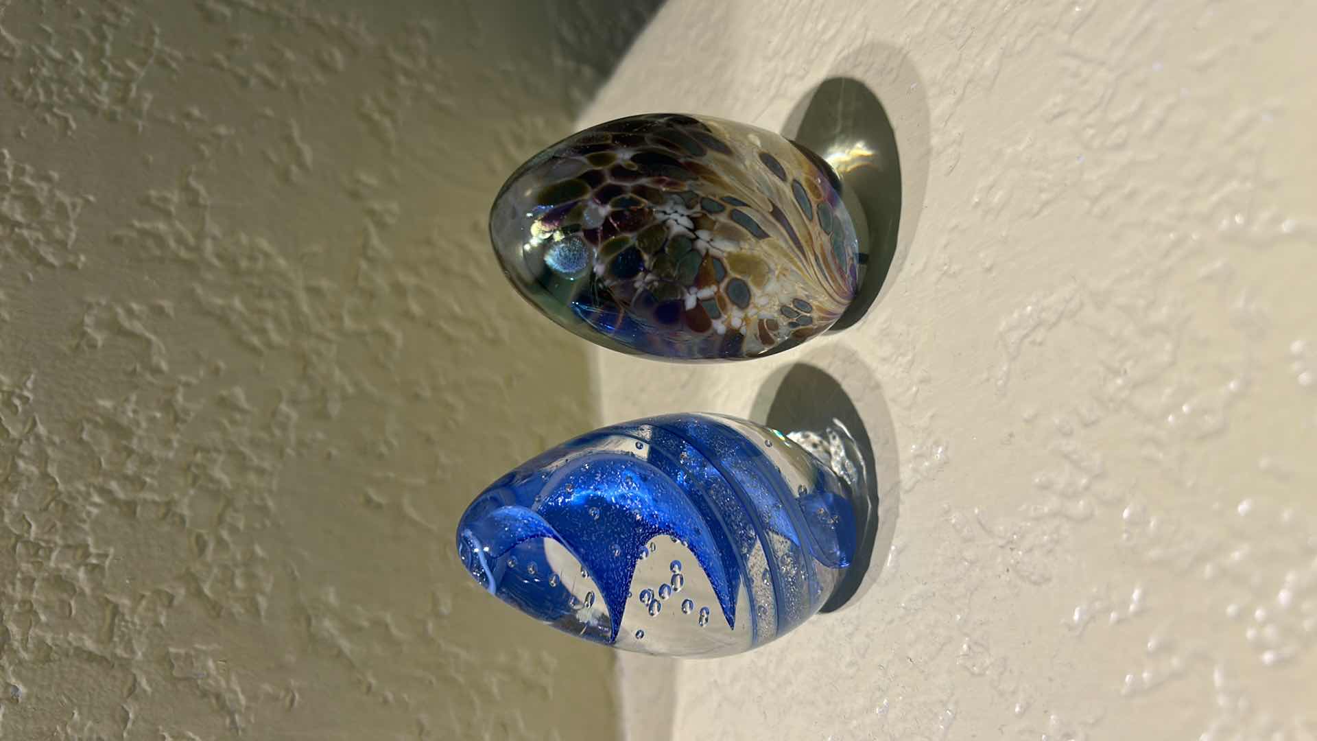 Photo 3 of 3 SWIRLED GLASS EGGS (TALLEST 8”)