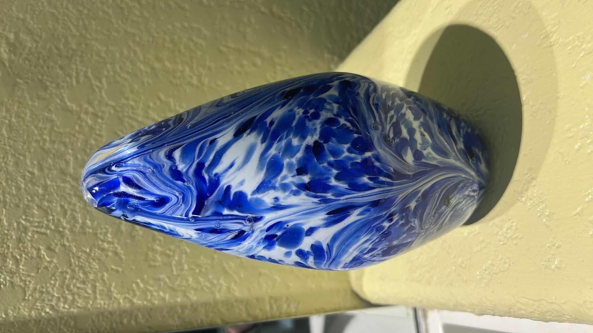 Photo 1 of 3 SWIRLED GLASS EGGS (TALLEST 8”)