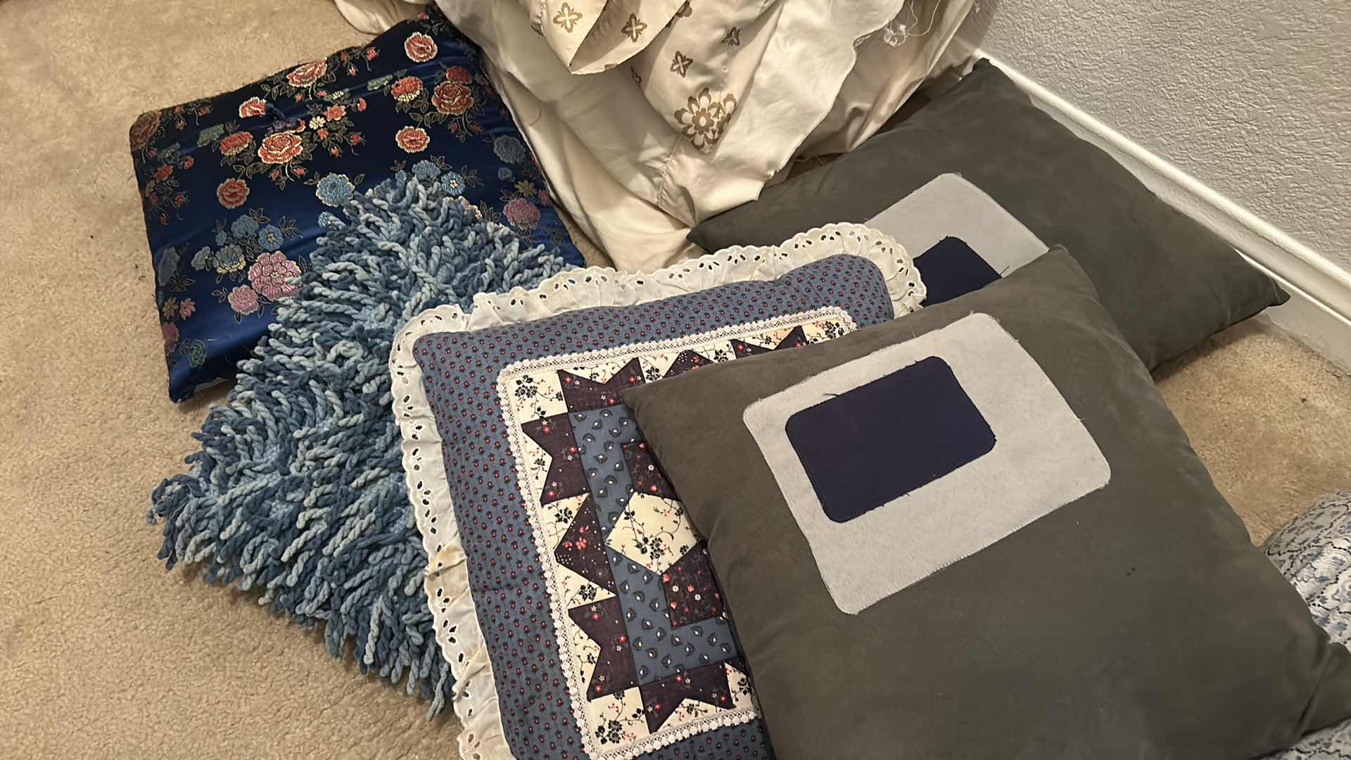 Photo 1 of PILLOWS AND LINENS IN PRIMARY CLOSET