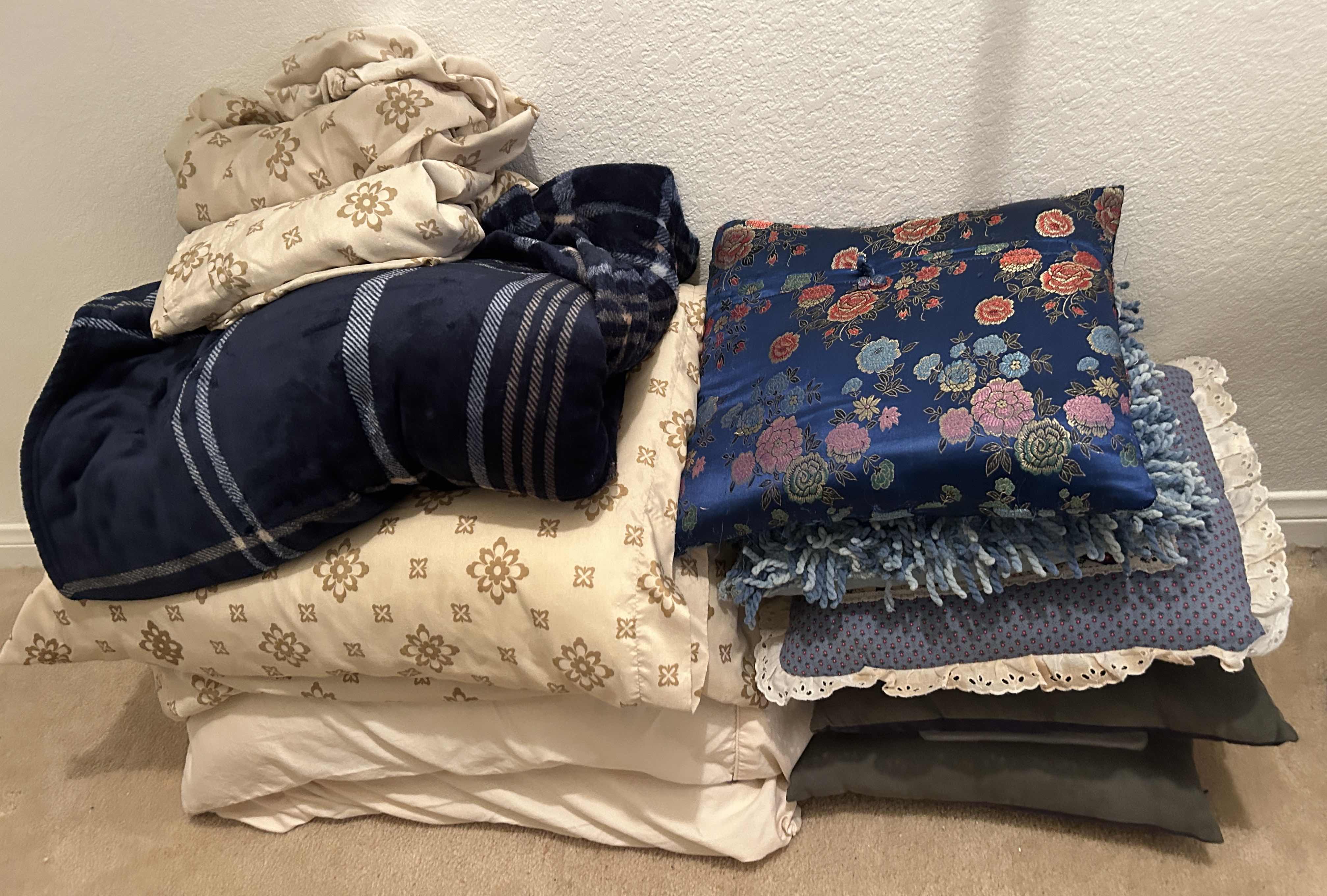 Photo 1 of PILLOWS AND LINENS IN PRIMARY CLOSET