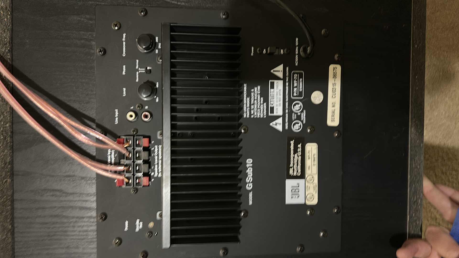Photo 1 of JBL MODEL G SUB 10