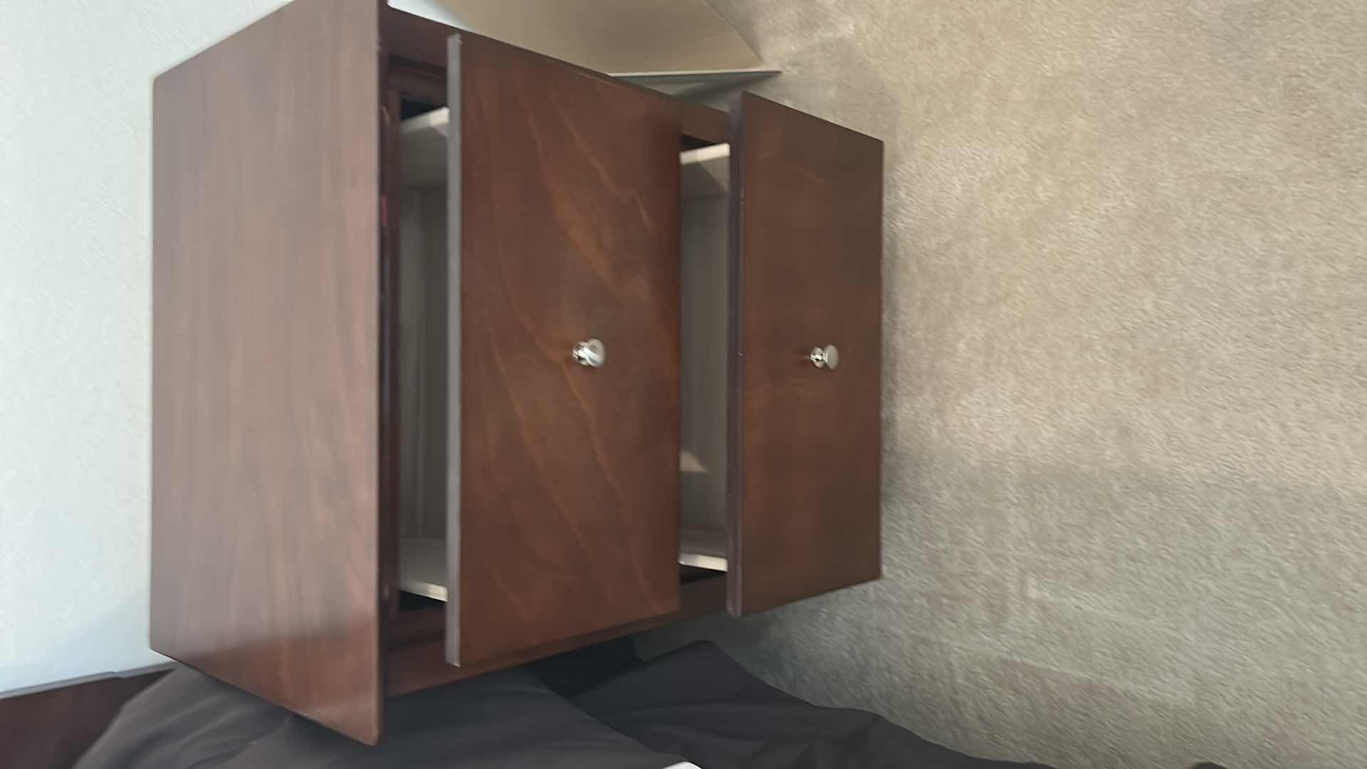 Photo 1 of CHERRYWOOD 2 DRAWER NIGHT STAND  23”X 16” H 26”