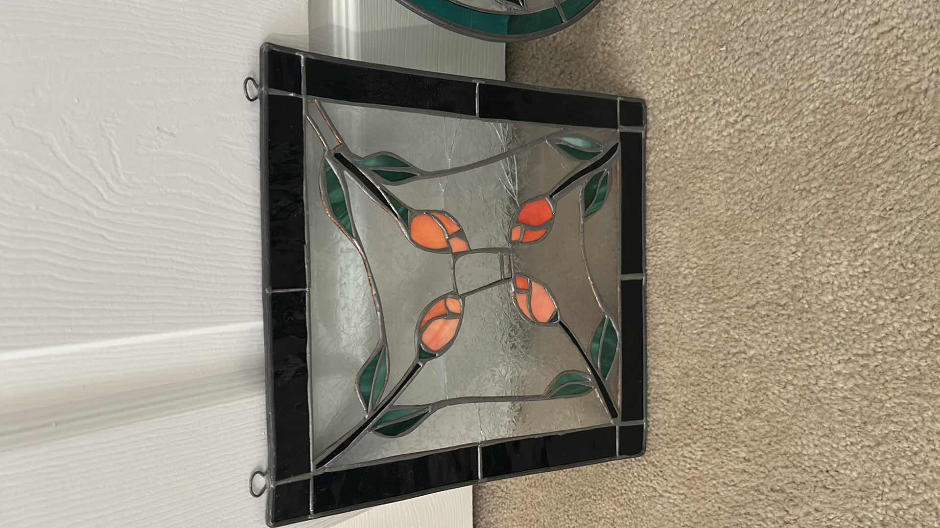 Photo 1 of 2- DECORATIVE STAINED GLASS