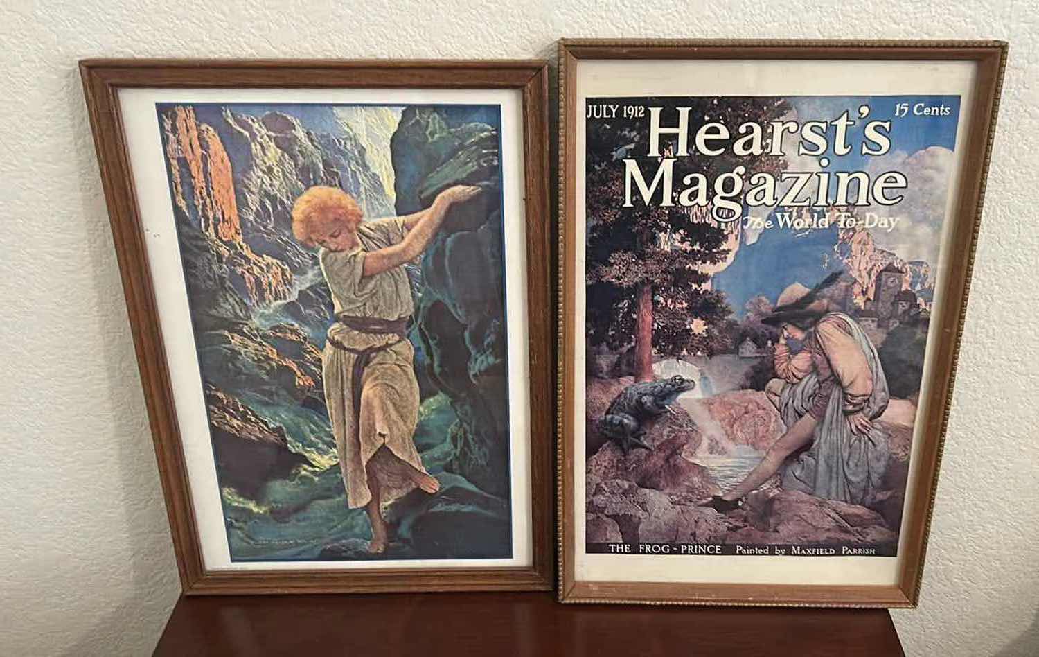 Photo 1 of 2- FRAMED PRINTS MAXFIELD PARRISH 11” X 18”