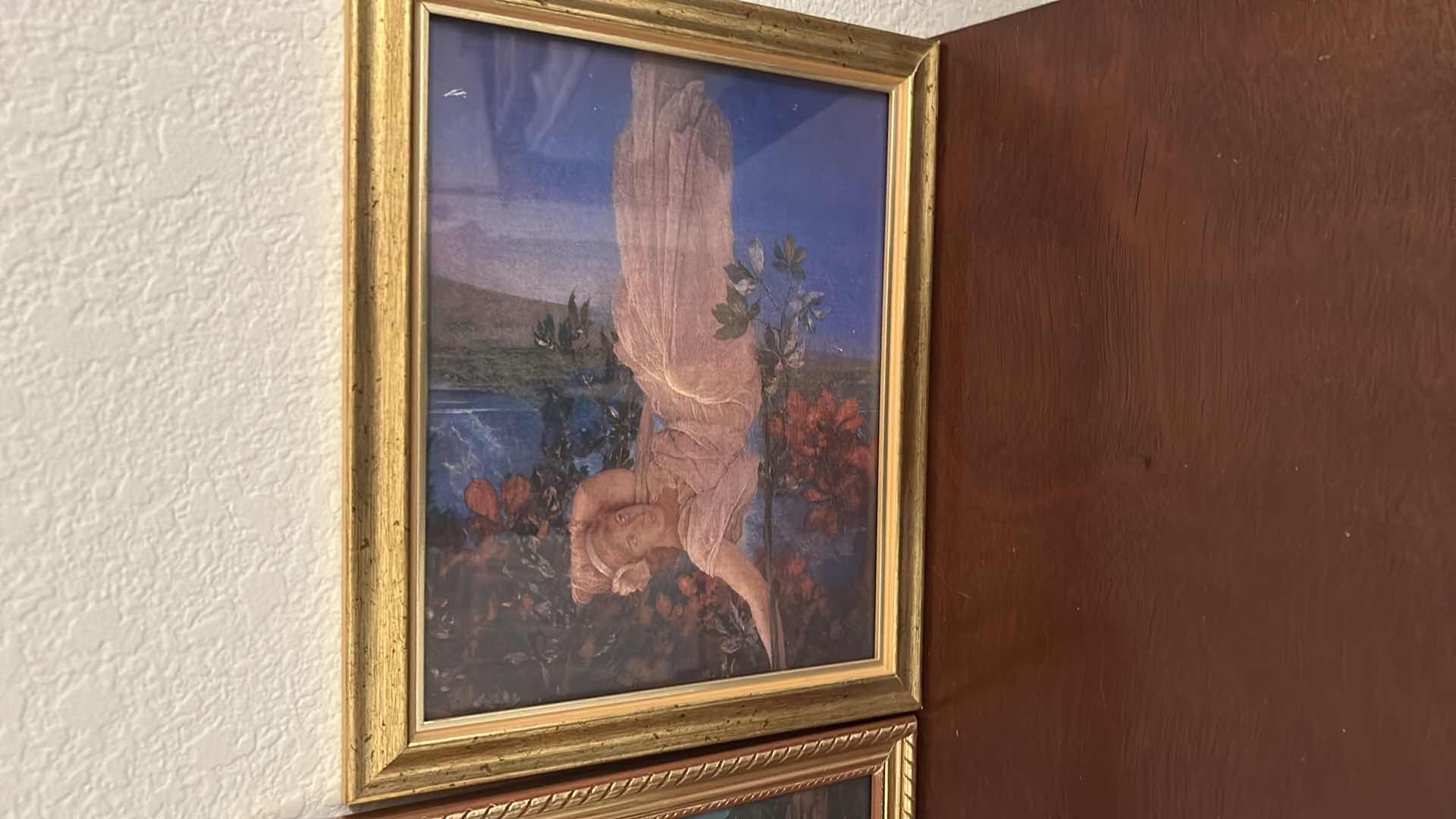 Photo 1 of 3- GOLD FRAMED MAXFIELD PARRISH PRINTS 9” X 12”