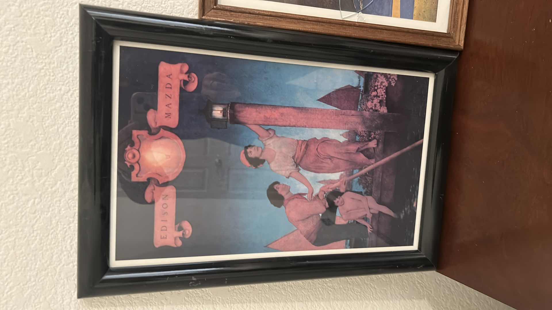 Photo 1 of 2- FRAMED MAXFIELD PARRISH PRINTS 17” X 13” 11” X 18”