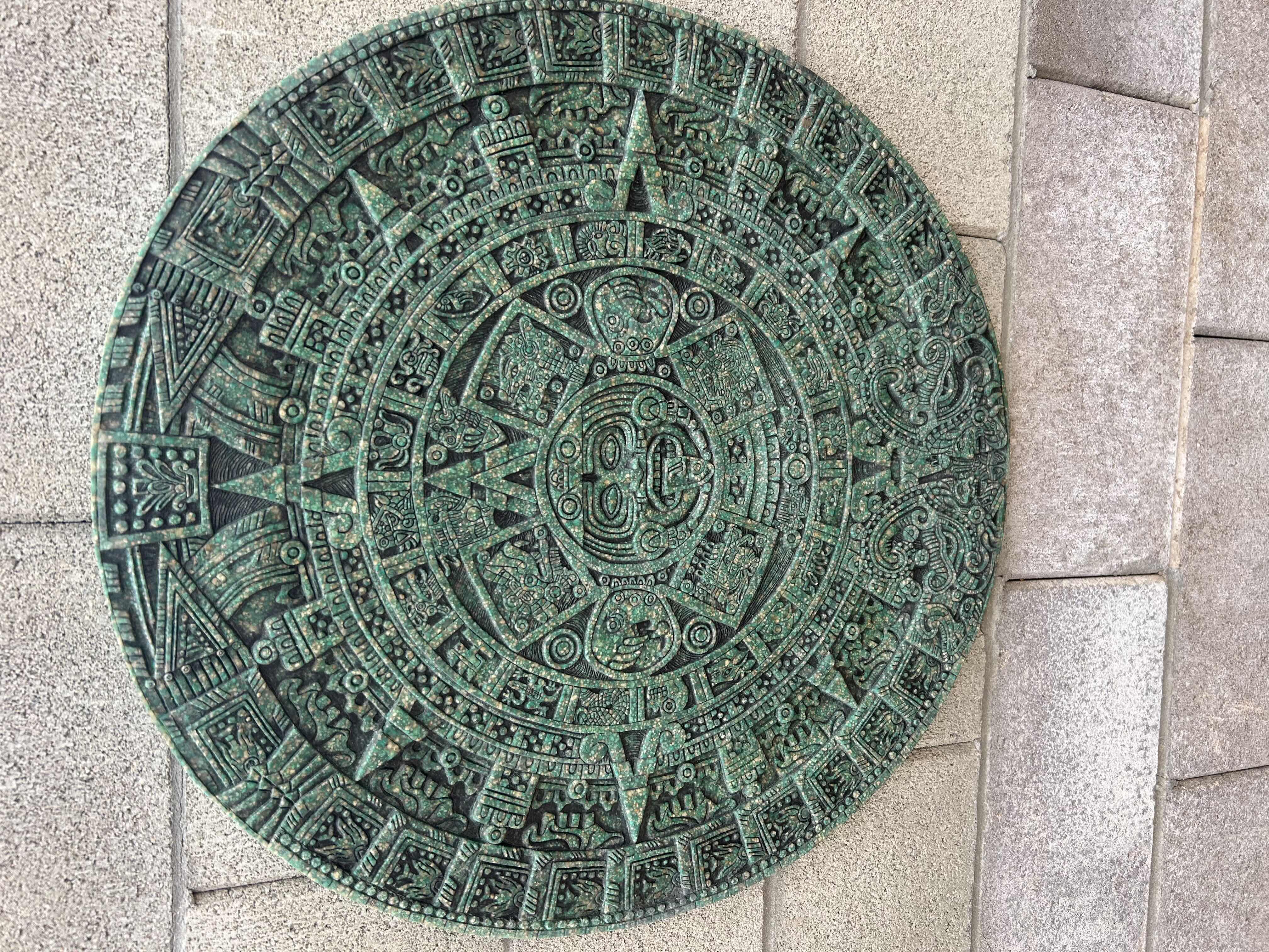 Photo 1 of AZTEC SUN STONE MADE OF RESIN 24” DIAMETER