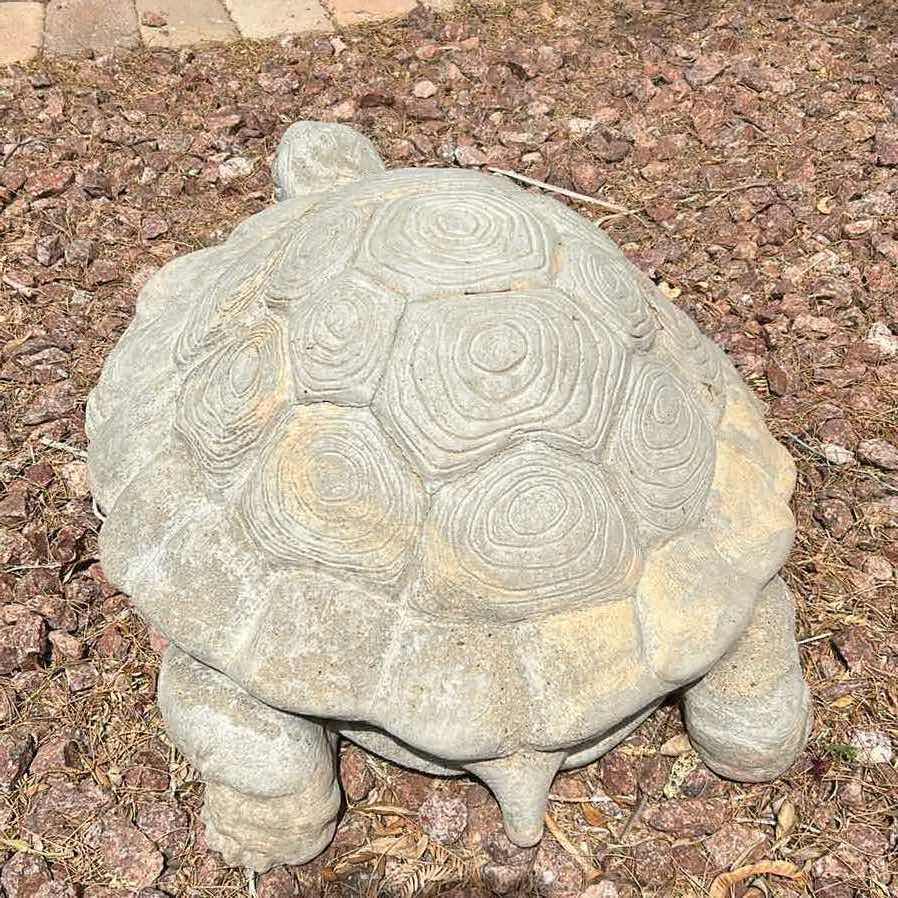 Photo 1 of CEMENT OUTDOOR TURTLE VERY HEAVY SOME MINOR CRACKS