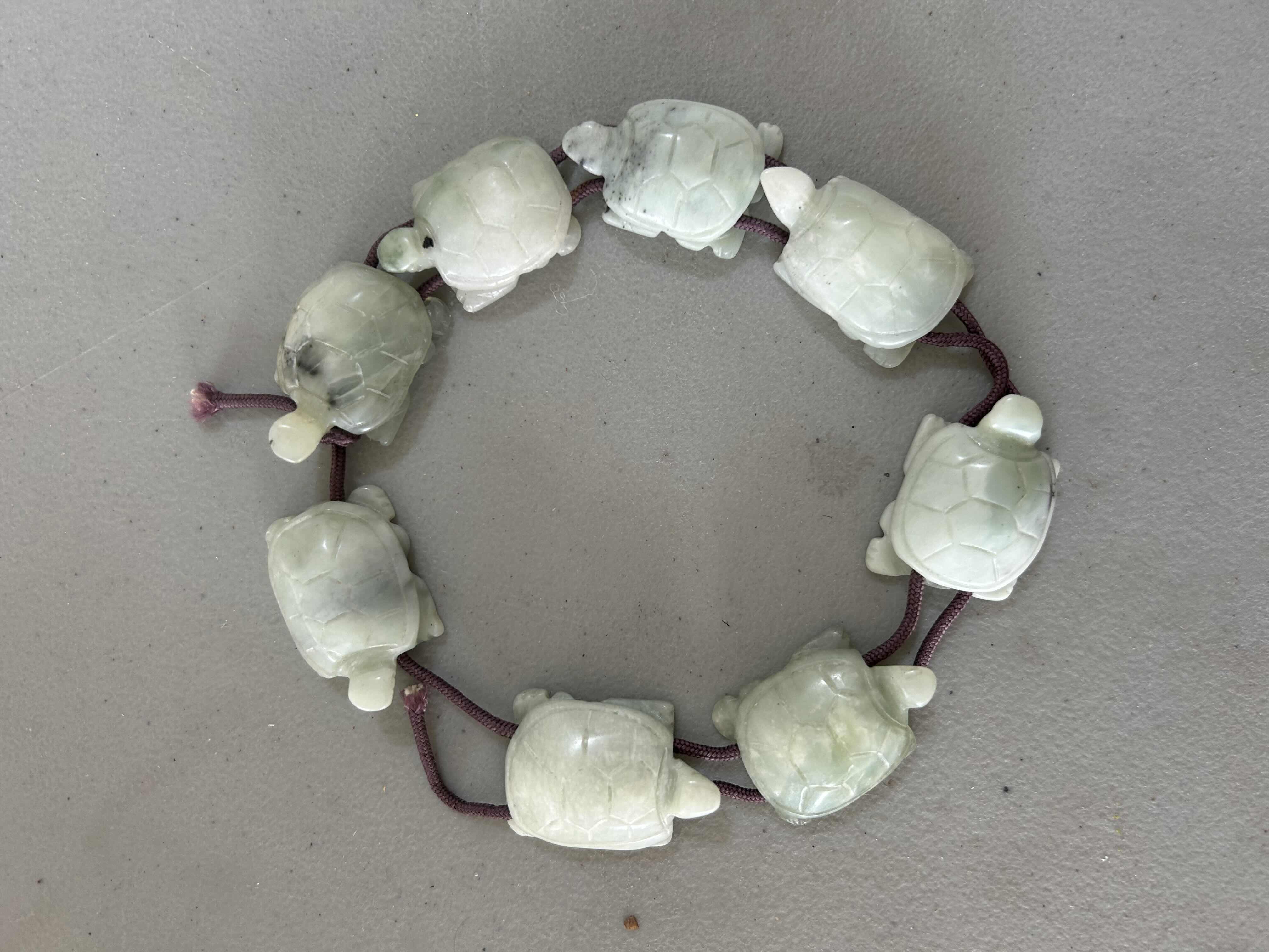 Photo 1 of CHINESE CARVED TURTLES