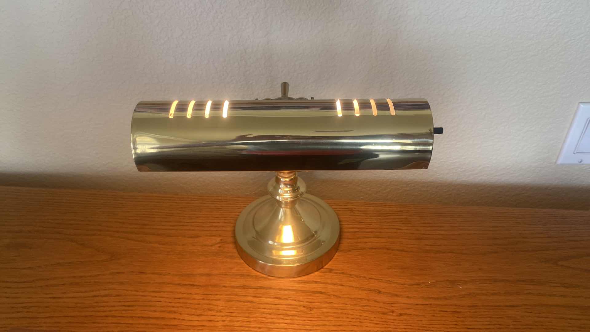 Photo 1 of BRASS ADJUSTABLE DESK LAMP H 11”