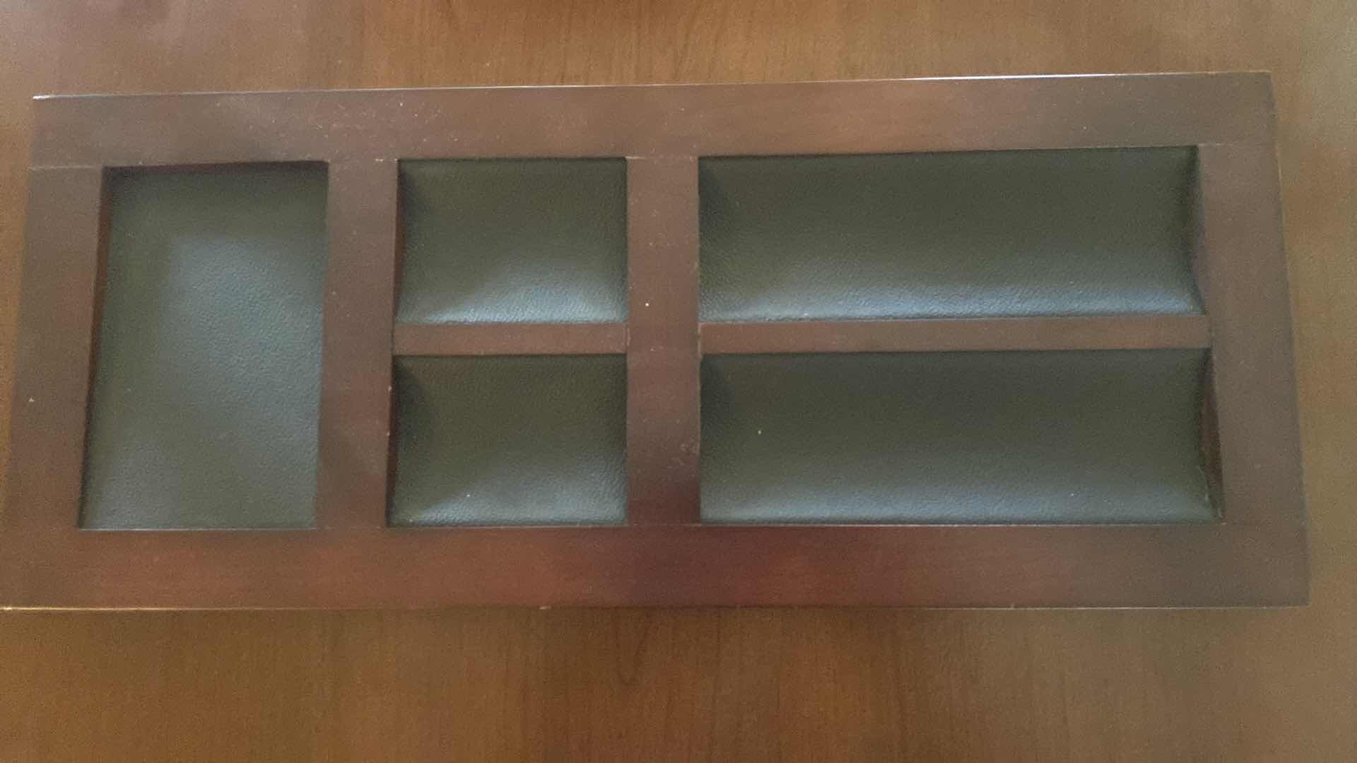 Photo 1 of DRESSER TRAY WITH LEATHER 19” x 8”