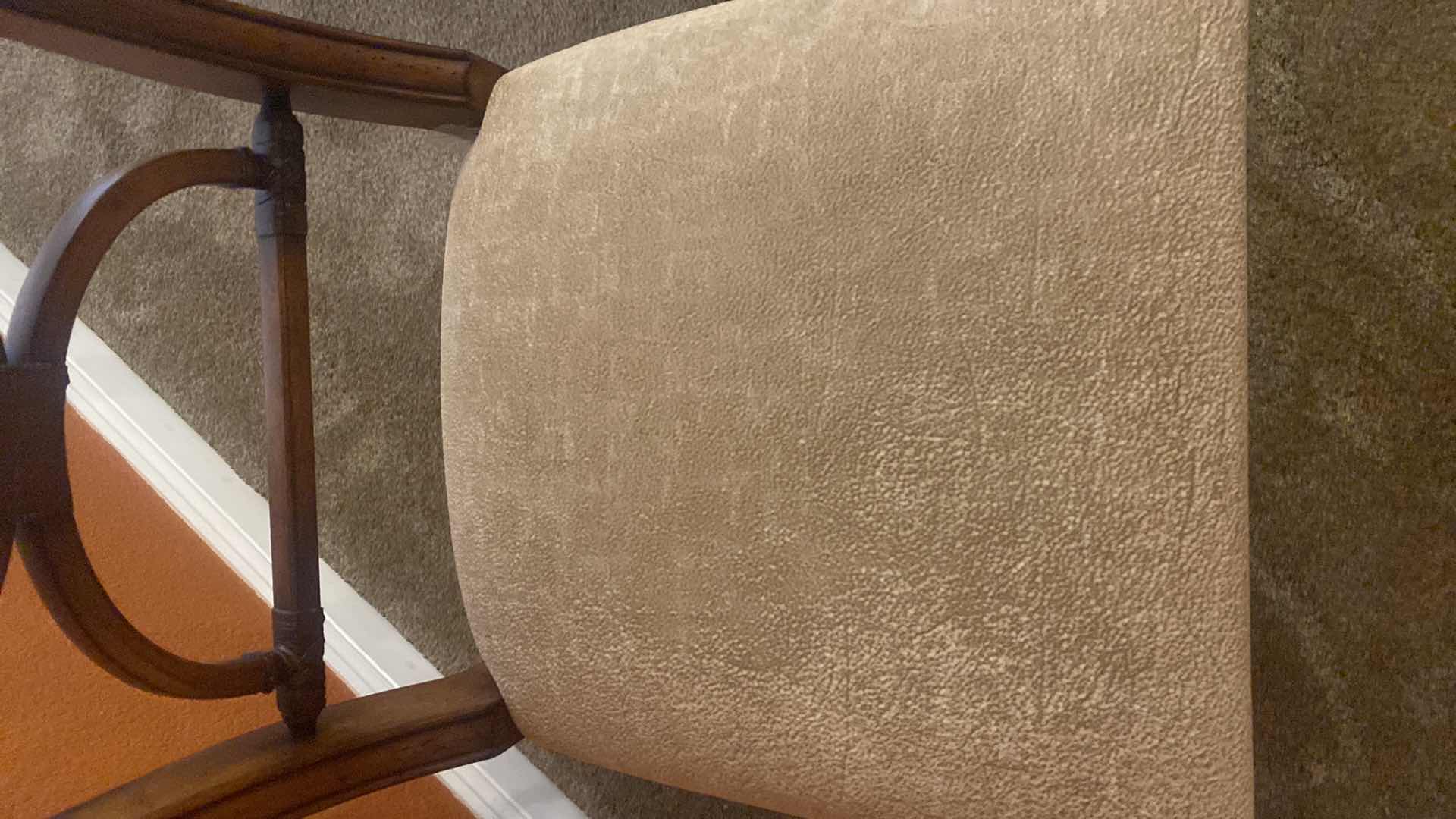 Photo 1 of ASHLEY FURNITURE  ARM CHAIR WITH UPHOLSTERED SEAT (4 AVAILABLE SOLD SEPARATELY, 2 DINING ARM CHAIRS AVAILABLE )