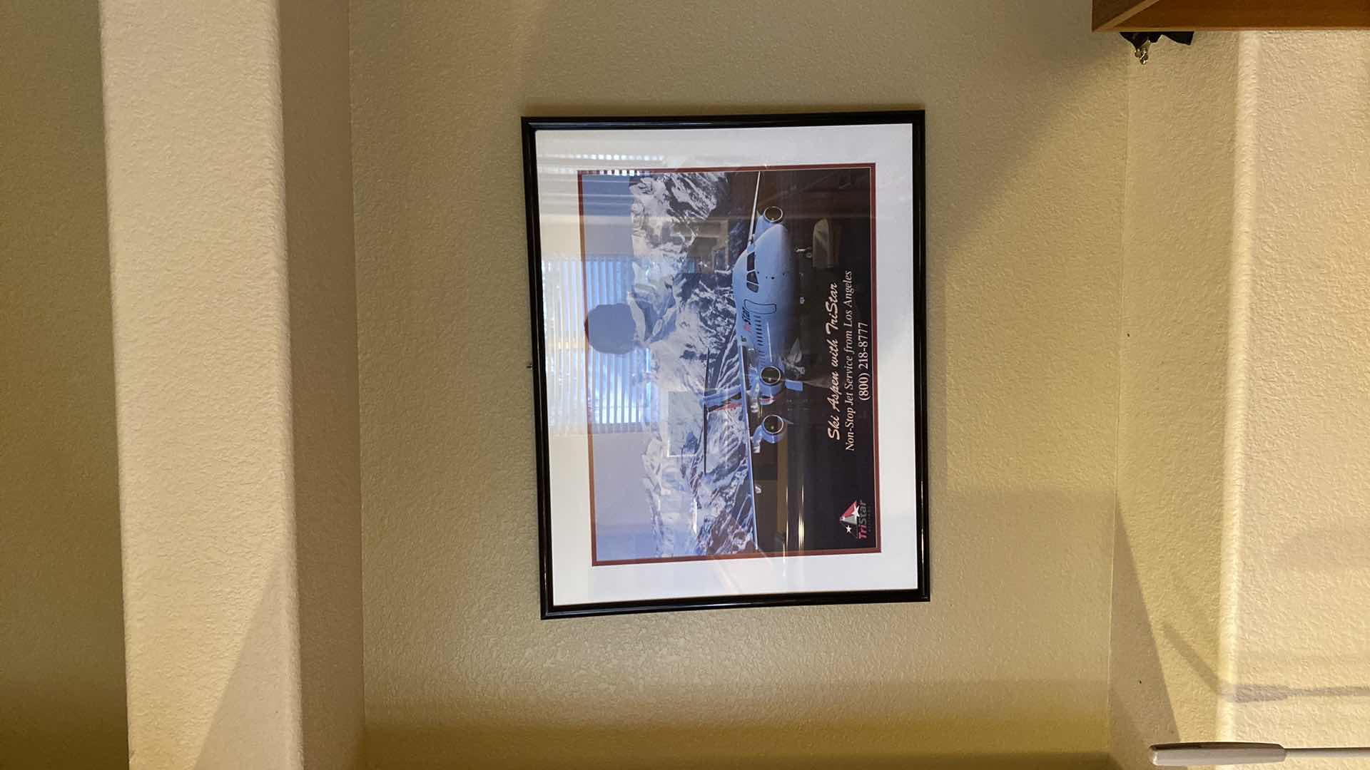 Photo 1 of FRAMED TRISTAR ADVERTISING AIRLINES ARTWORK 30” x 24”