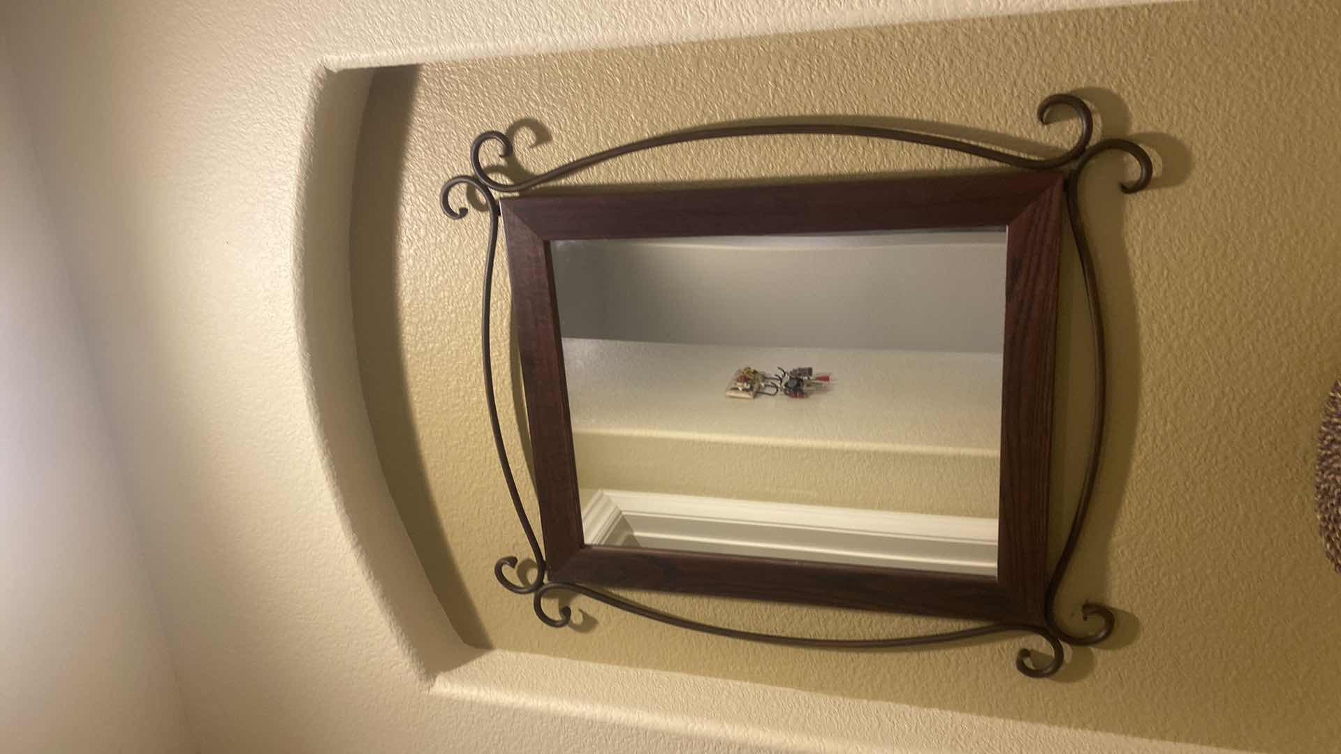 Photo 1 of IRON & WOOF FRAMED MIRROR 25” x 29”