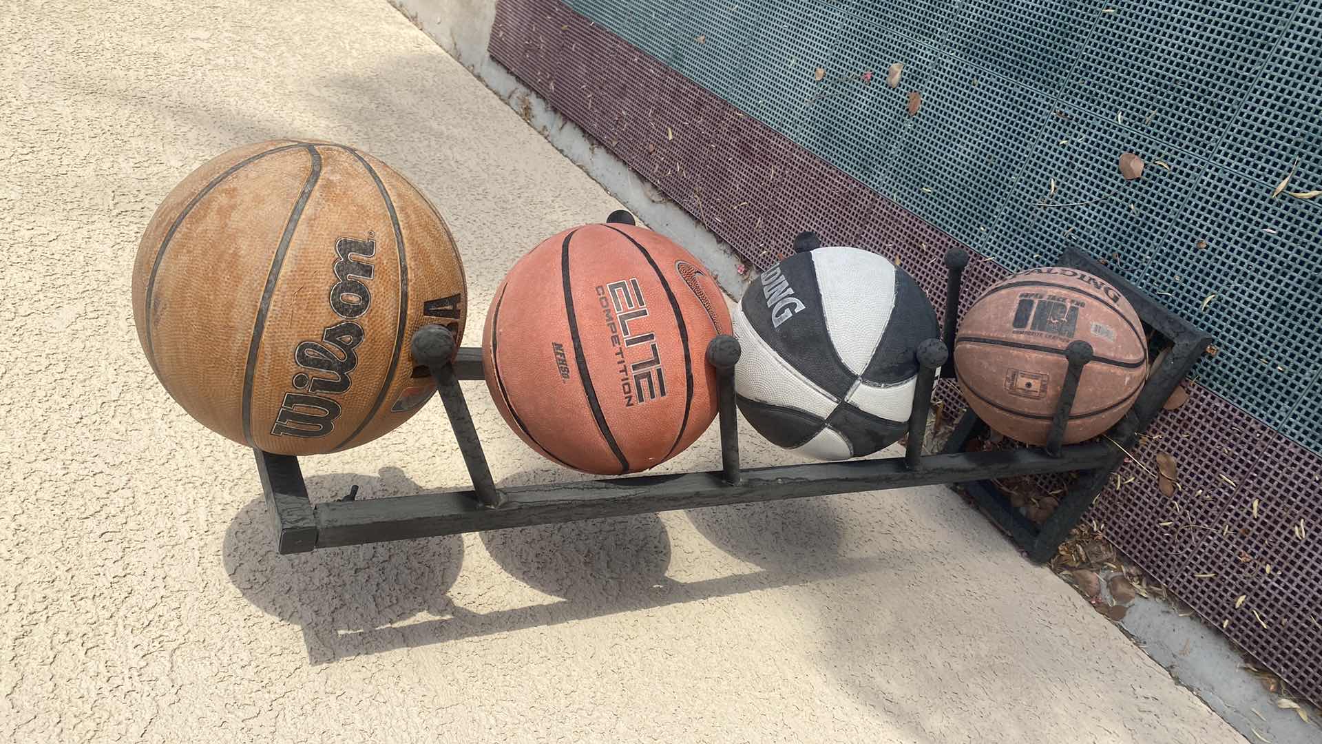 Photo 1 of BASKETBALLS WITH RACK