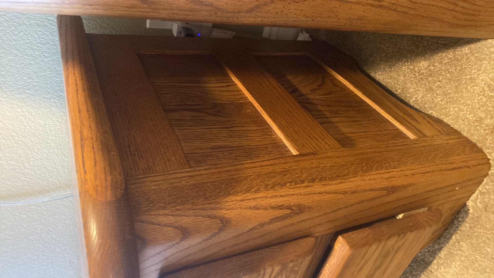 View 3 of OAK NIGHT STAND 29 1/2“ x 19 1/2“ H23 1/2”