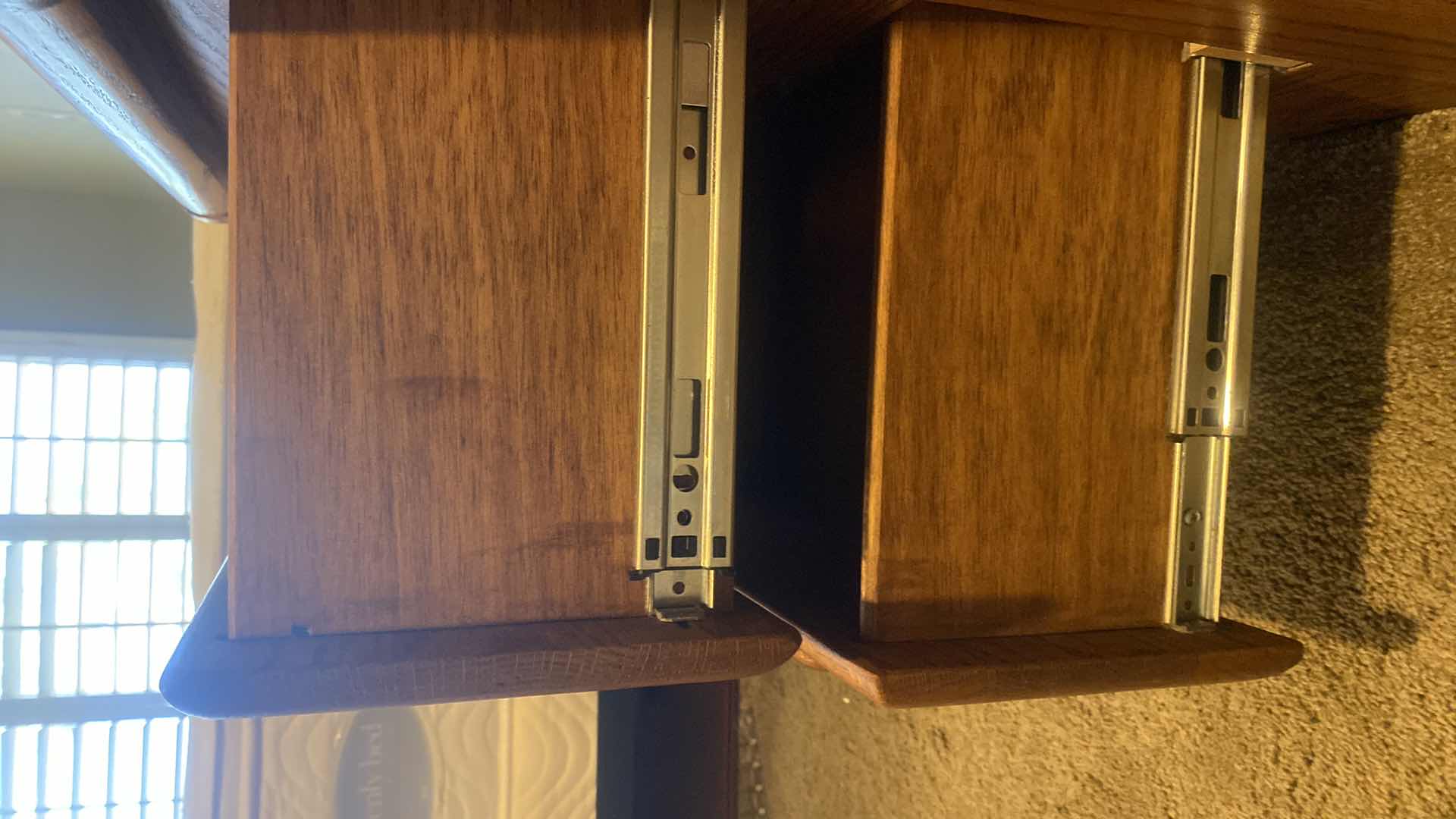 View 4 of OAK NIGHT STAND 29 1/2“ x 19 1/2“ H23 1/2”