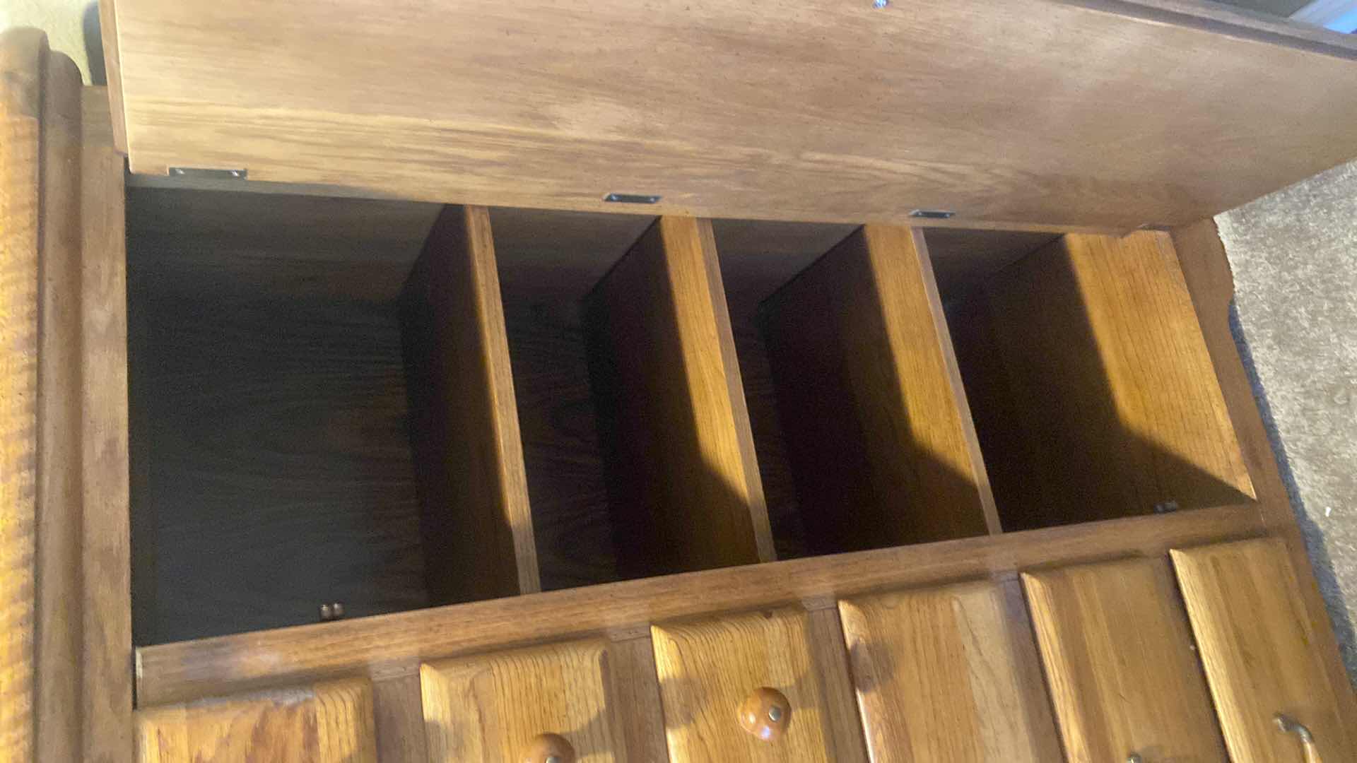 Photo 1 of OAK HIGH BOY DRESSER 48“ x 22“ H58”