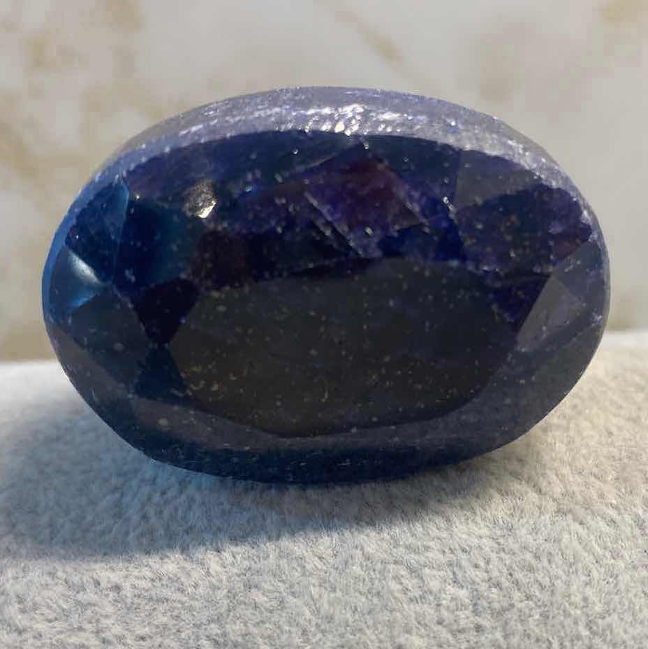 Photo 1 of  BLUE SAPPHIRE  (CORUNDUM) OVAL FACETED 342.5 cts GEMSTONE GLA CERTIFIED 031813