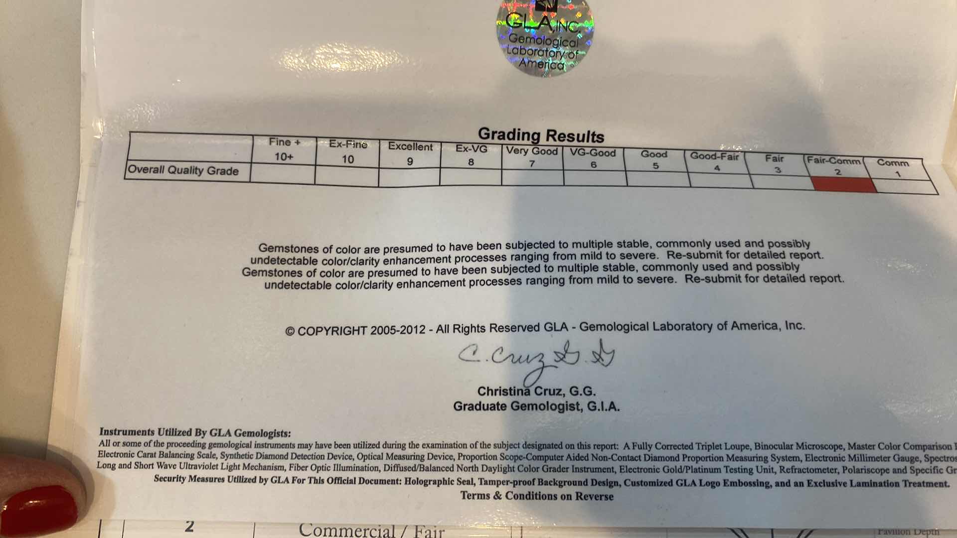 Photo 1 of GREEN BERYL EMERALD FACETED 1766.70 cts GEMSTONE GLA CERTIFIED 111912